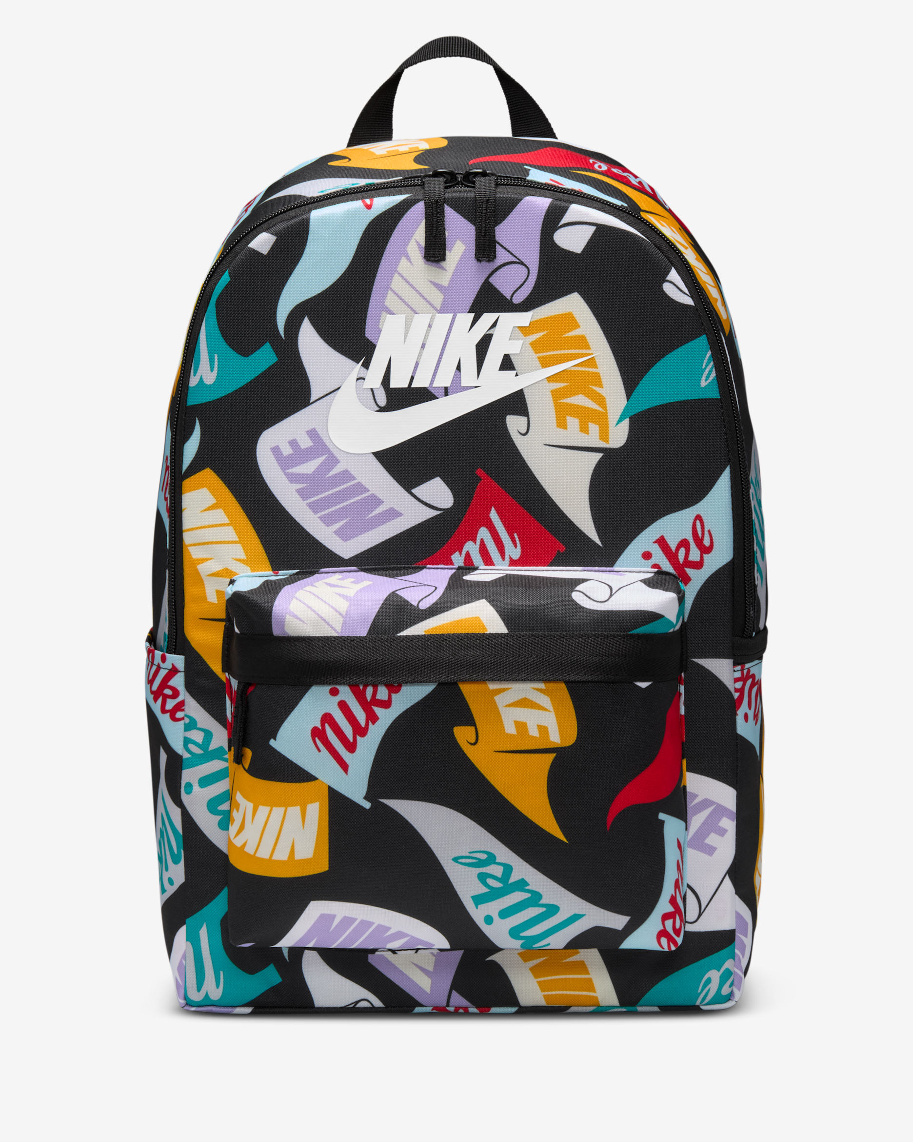 Nike Heritage Backpack (25L) - Black/Black/White