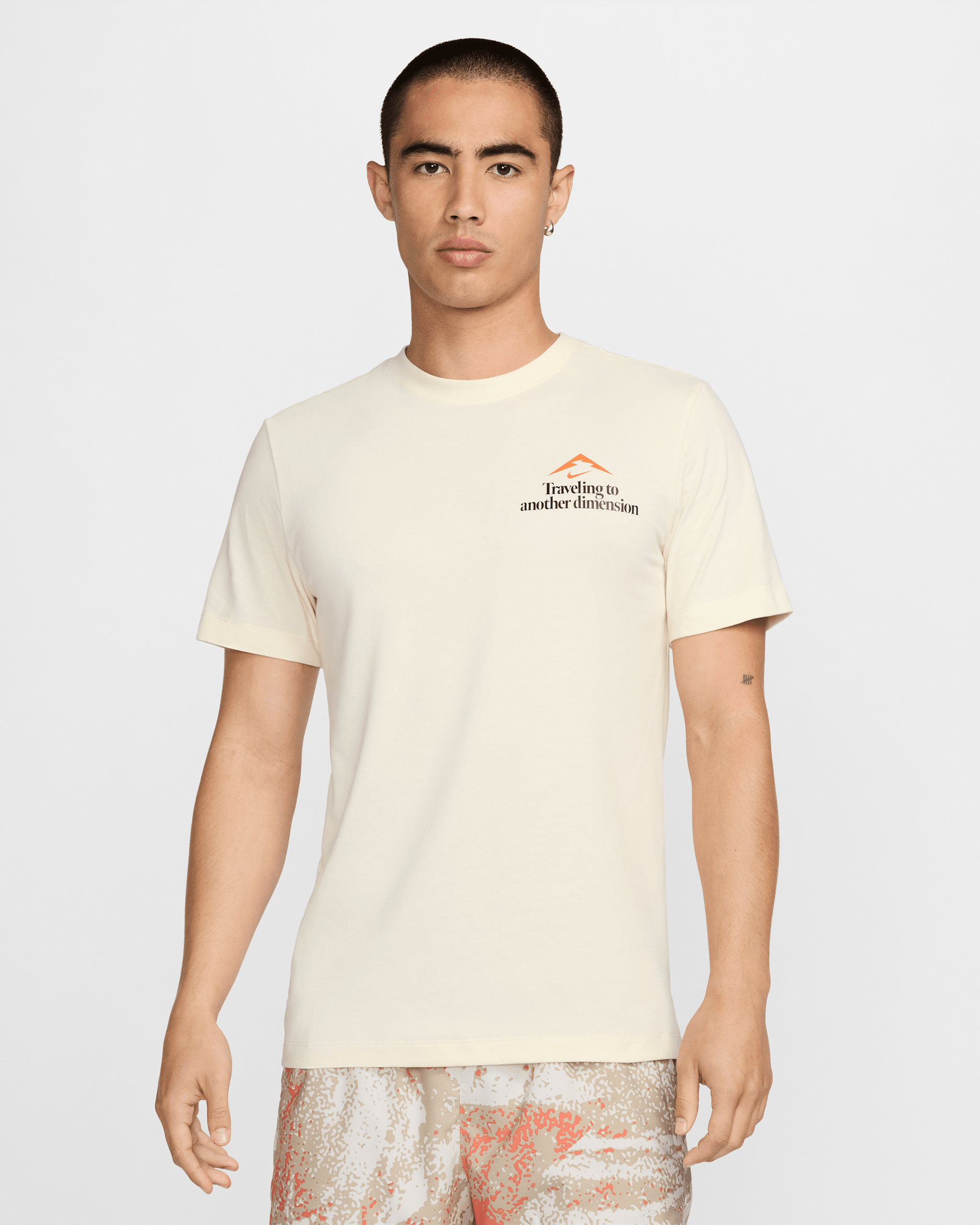 Nike Dri-FIT Men's Running T-Shirt - Coconut Milk