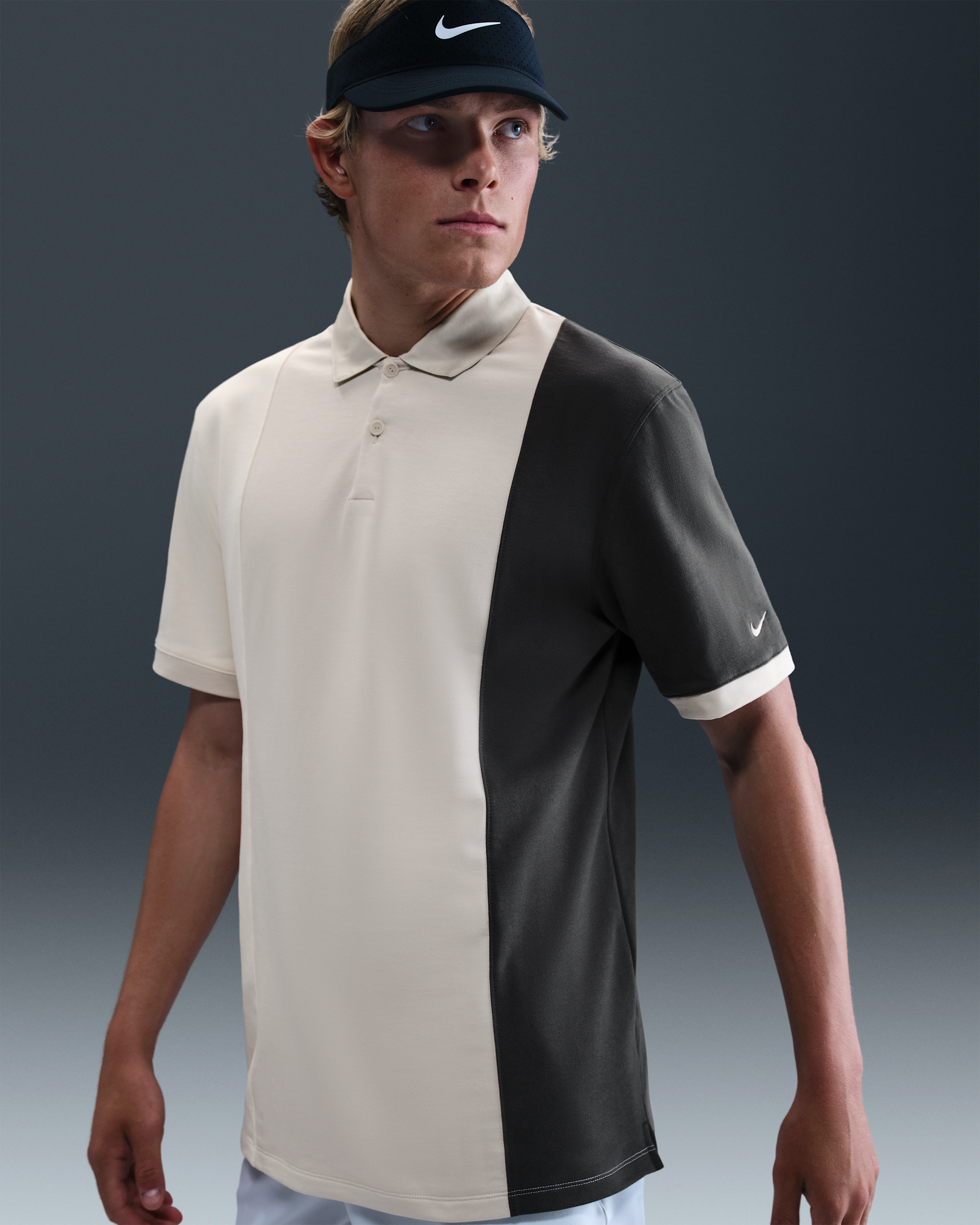 Nike Victory+ Men's Golf Polo - Light Orewood Brown/Pale Ivory/Anthracite/Light Orewood Brown
