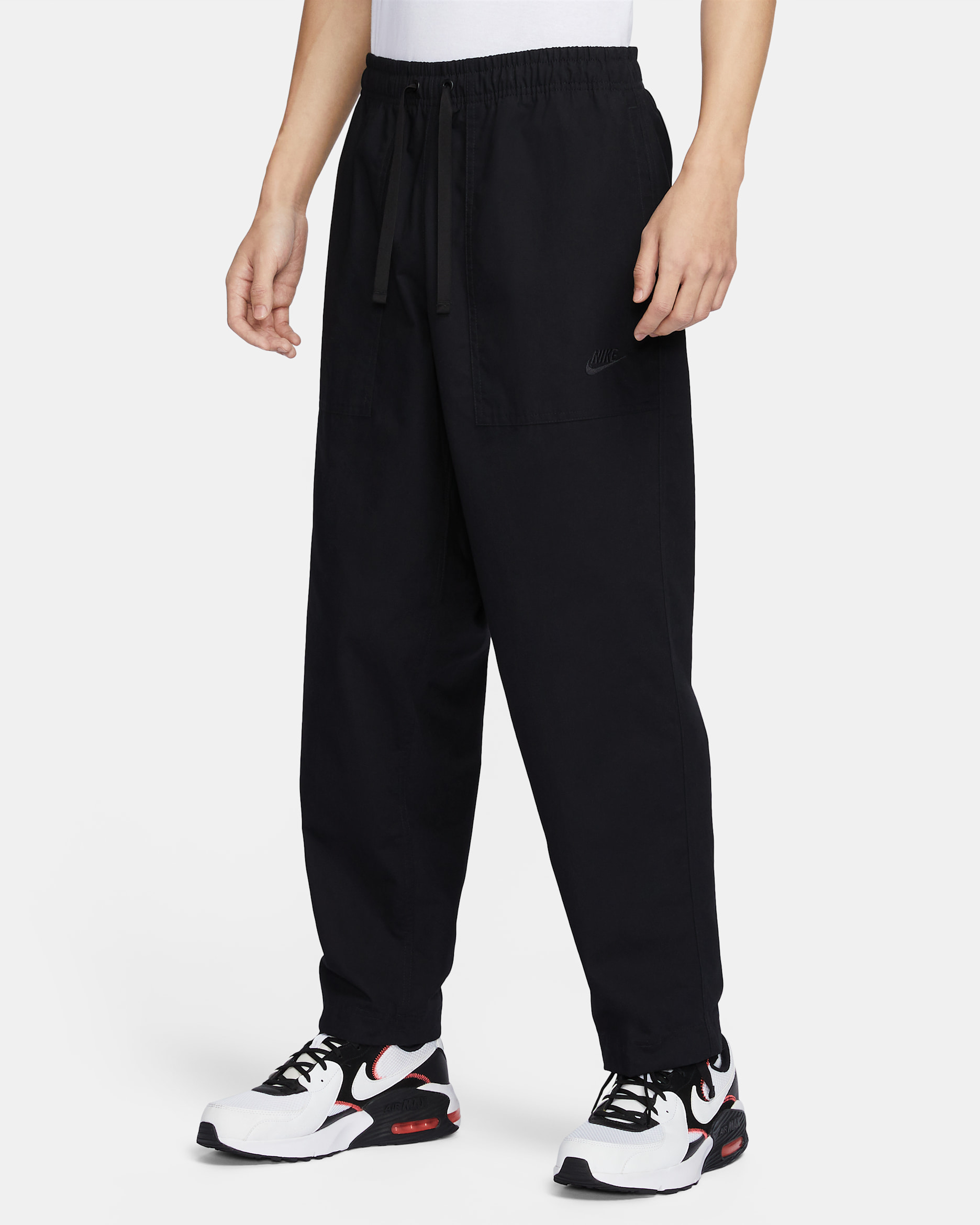 กางเกงขายาวผู้ชาย Nike Club - ดำ/ดำ