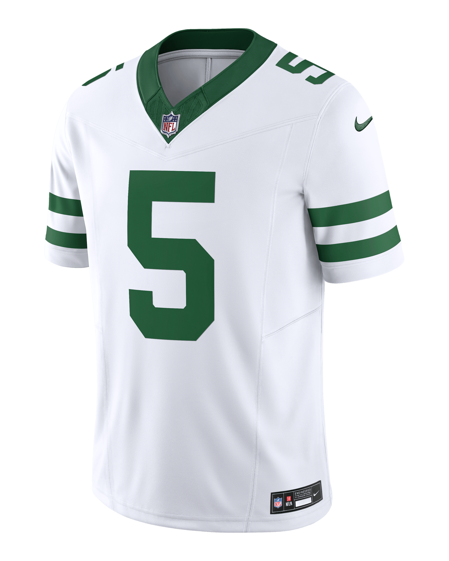 Jersey de fútbol americano Nike Dri-FIT de la NFL Limited para hombre Garrett Wilson New York Jets - Blanco