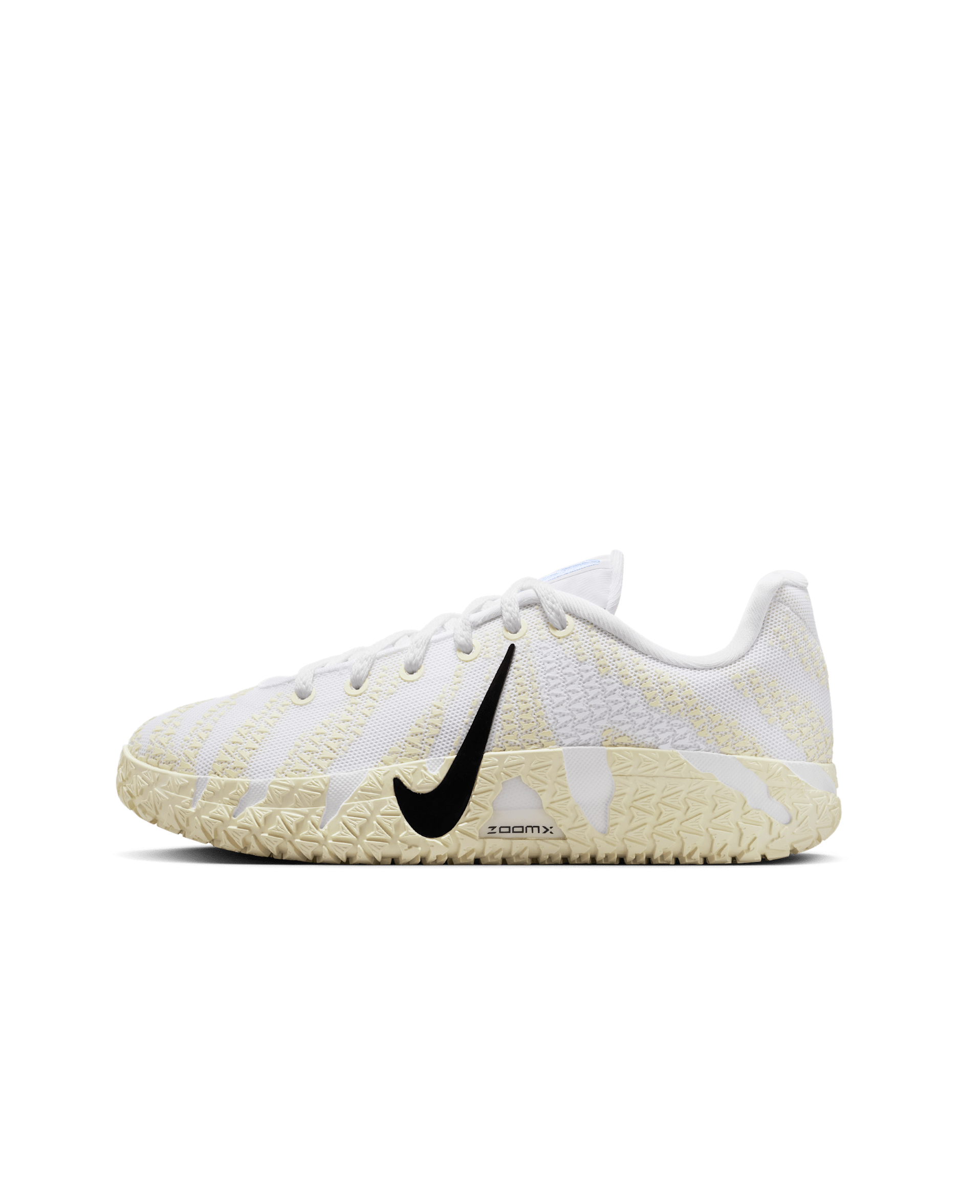 Ja 3 "Scratch 3.0" Big Kids' Basketball Shoes - White/Coconut Milk/Desert Khaki/Black