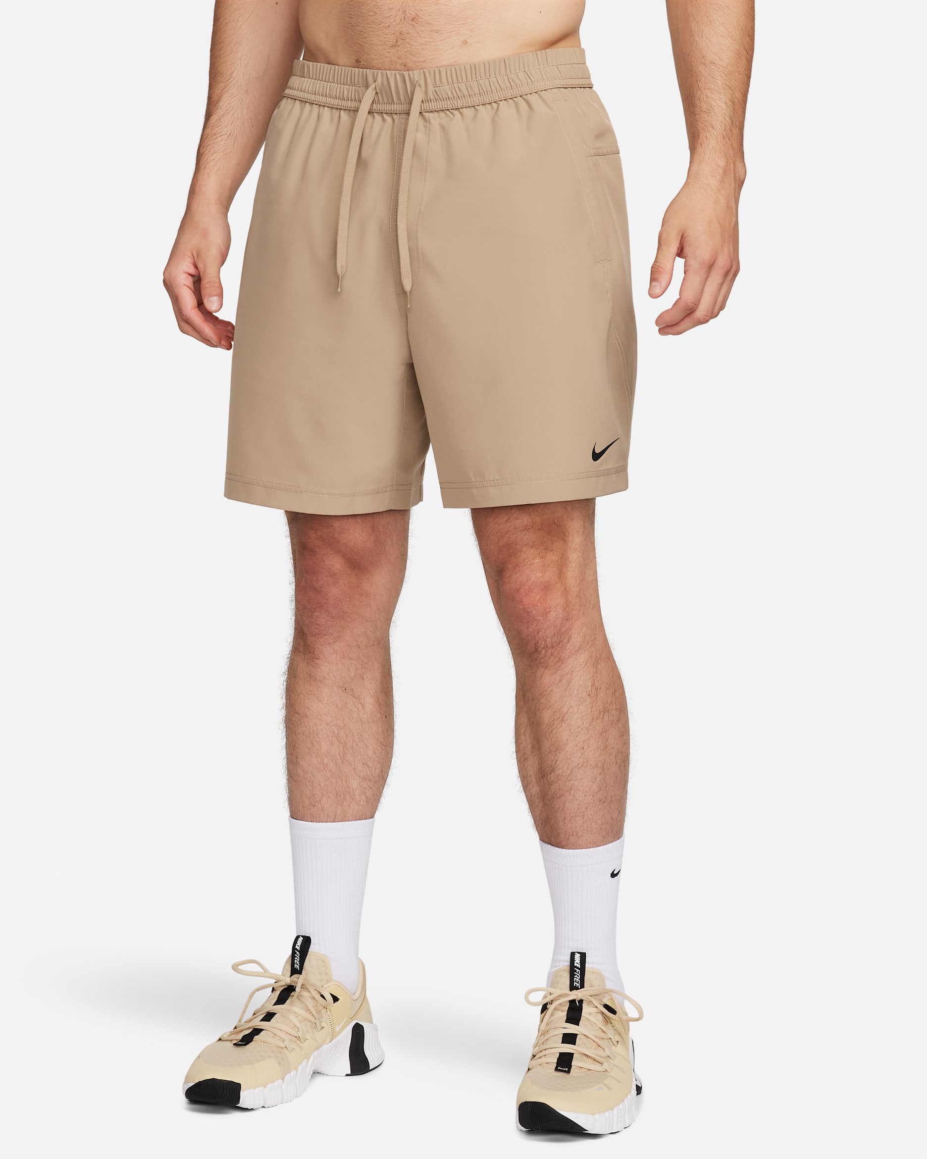 Nike Form Men's Dri-FIT 7" Unlined Versatile Shorts - Khaki/Black