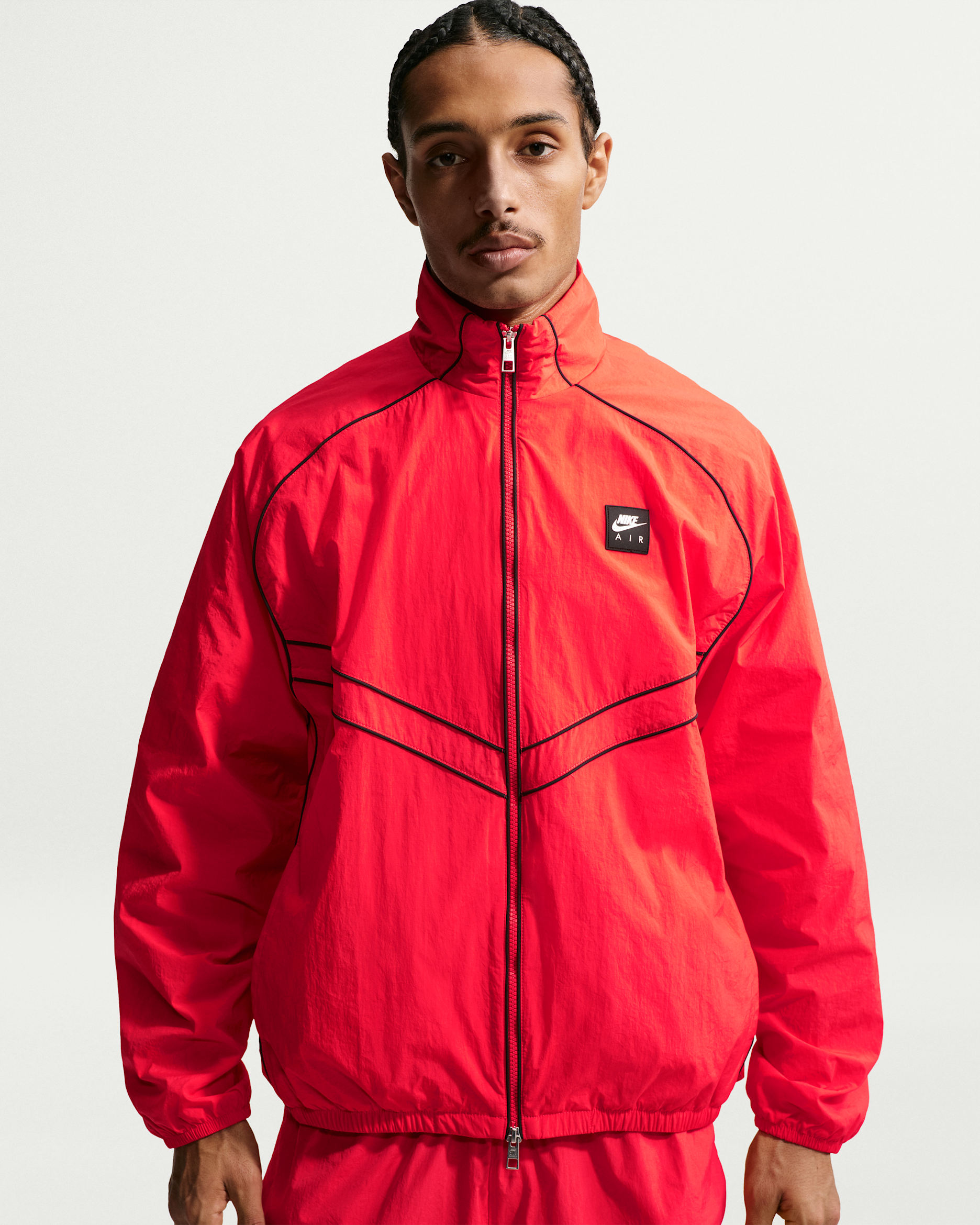 Nike Air Men's Windrunner Track Jacket - Light Crimson