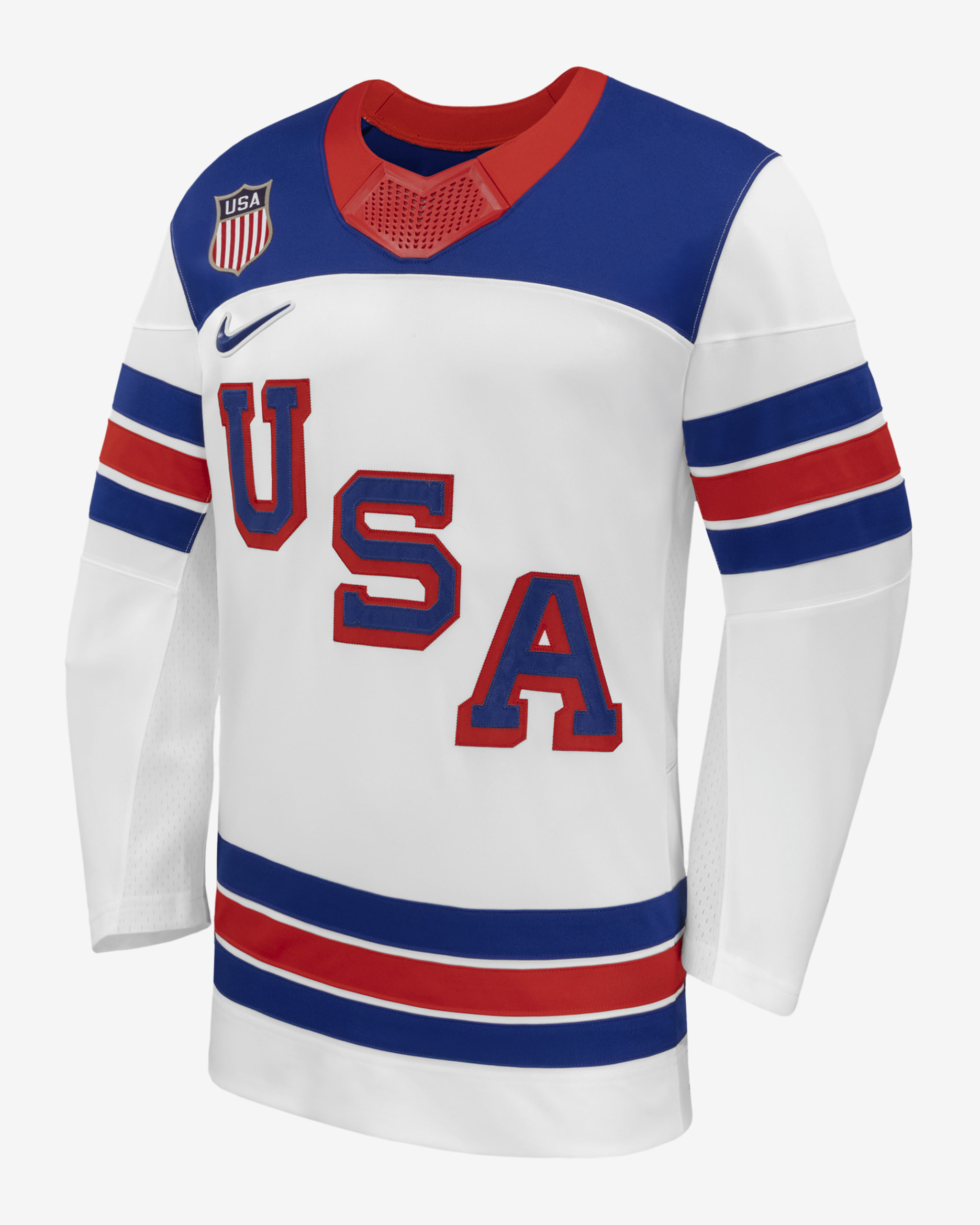 Jersey de hockey para hombre Nike "Team USA" 2026 Winter Olympics - Blanco