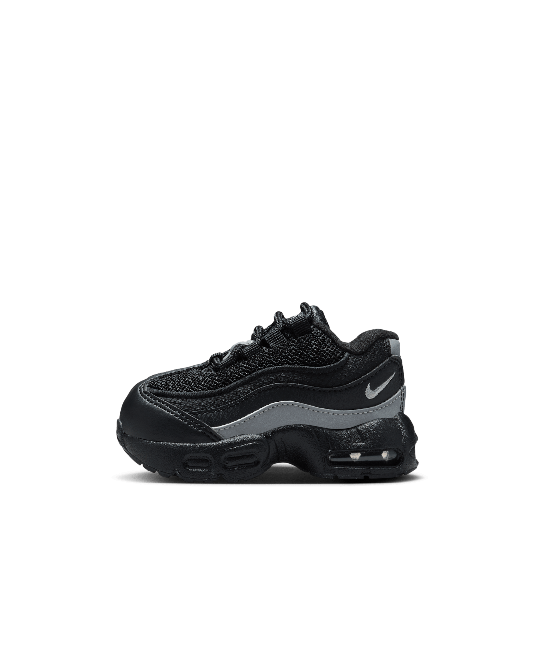 Scarpa Nike Air Max 95 Recraft – Bebè e bimbo/a - Nero/Nero/Bianco/Argento metallizzato