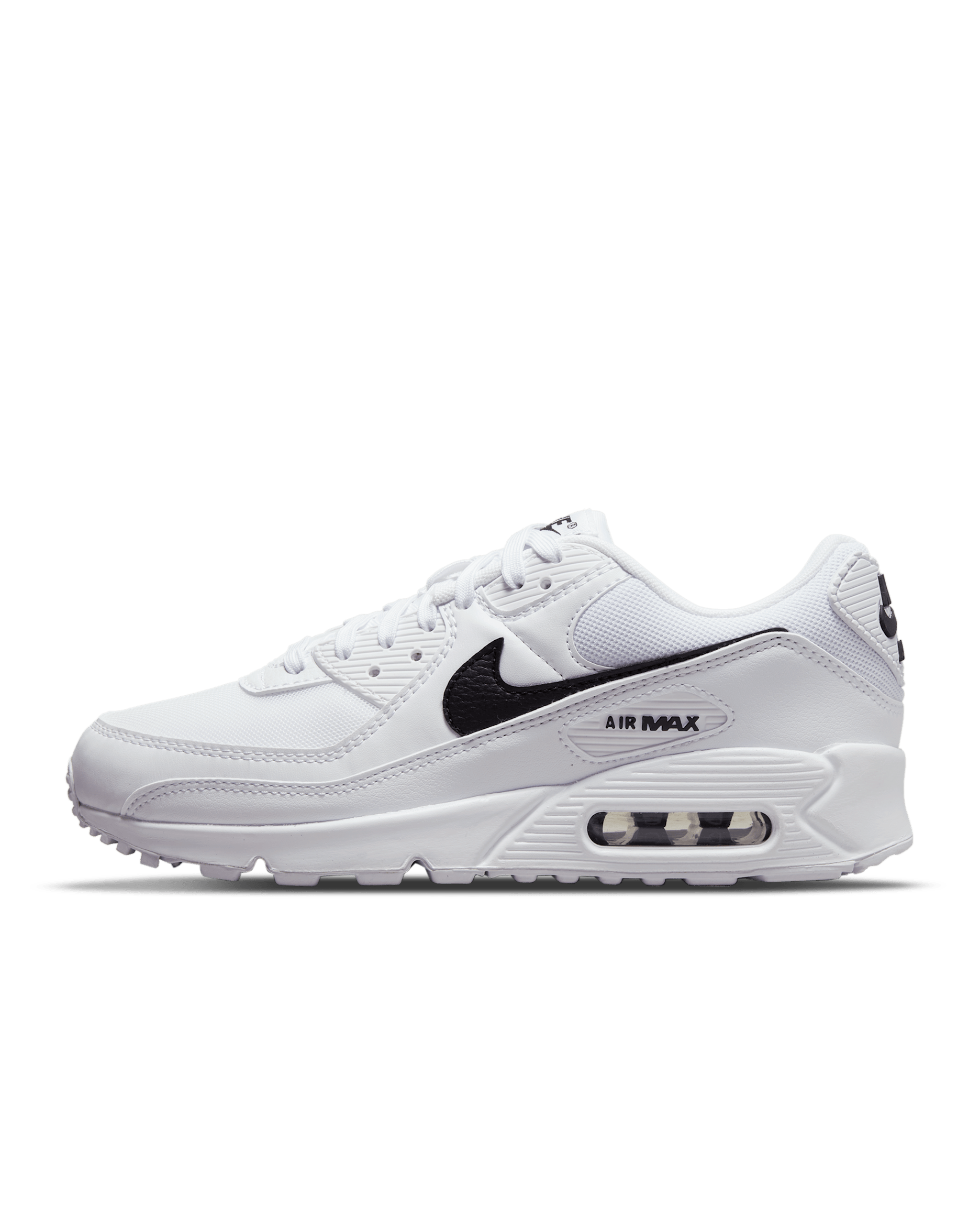 Nike Air Max 90 Women's Shoes - White/White/Black