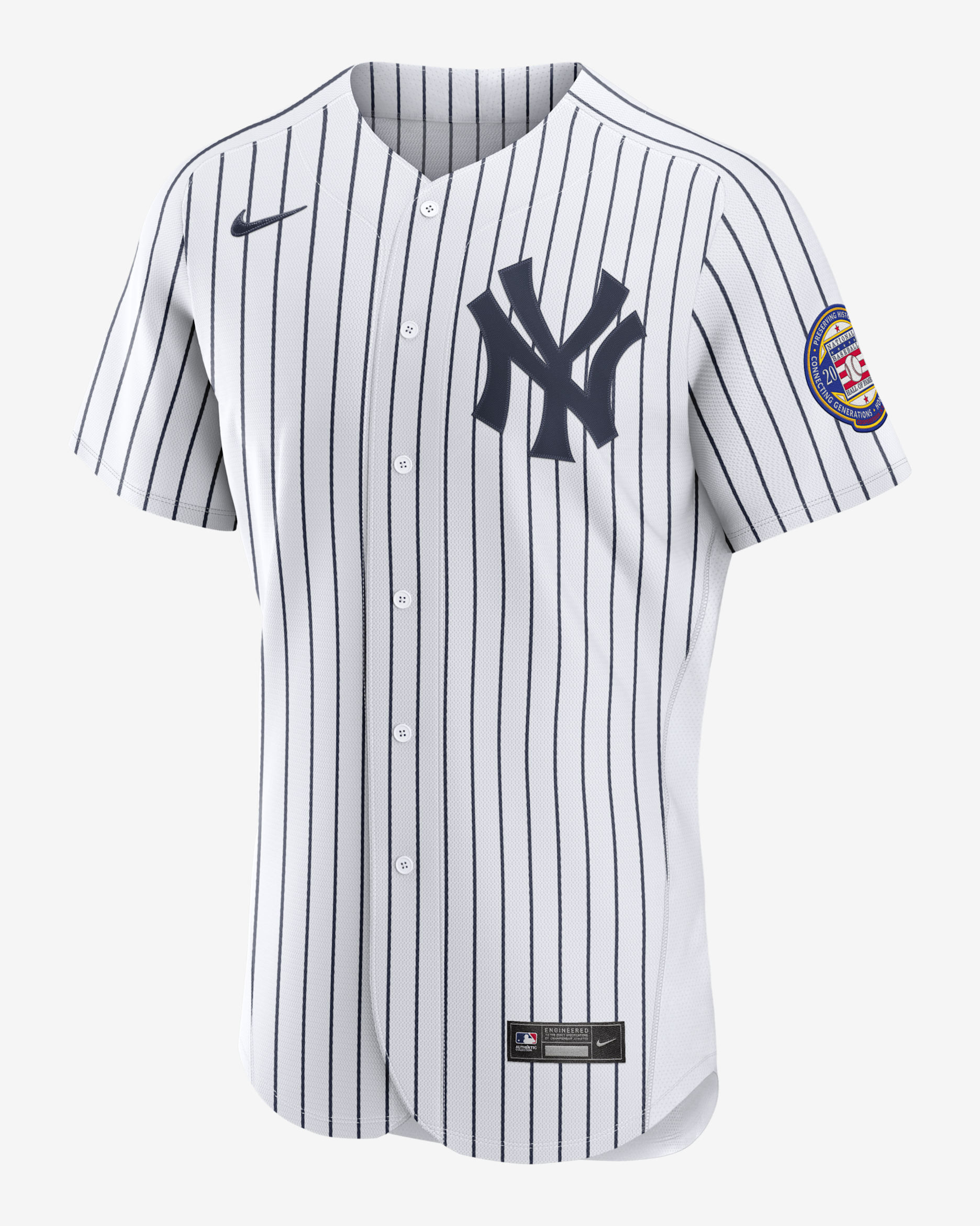 MLB New York Yankees (Derek Jeter) Men's Authentic Baseball Jersey - White/Navy