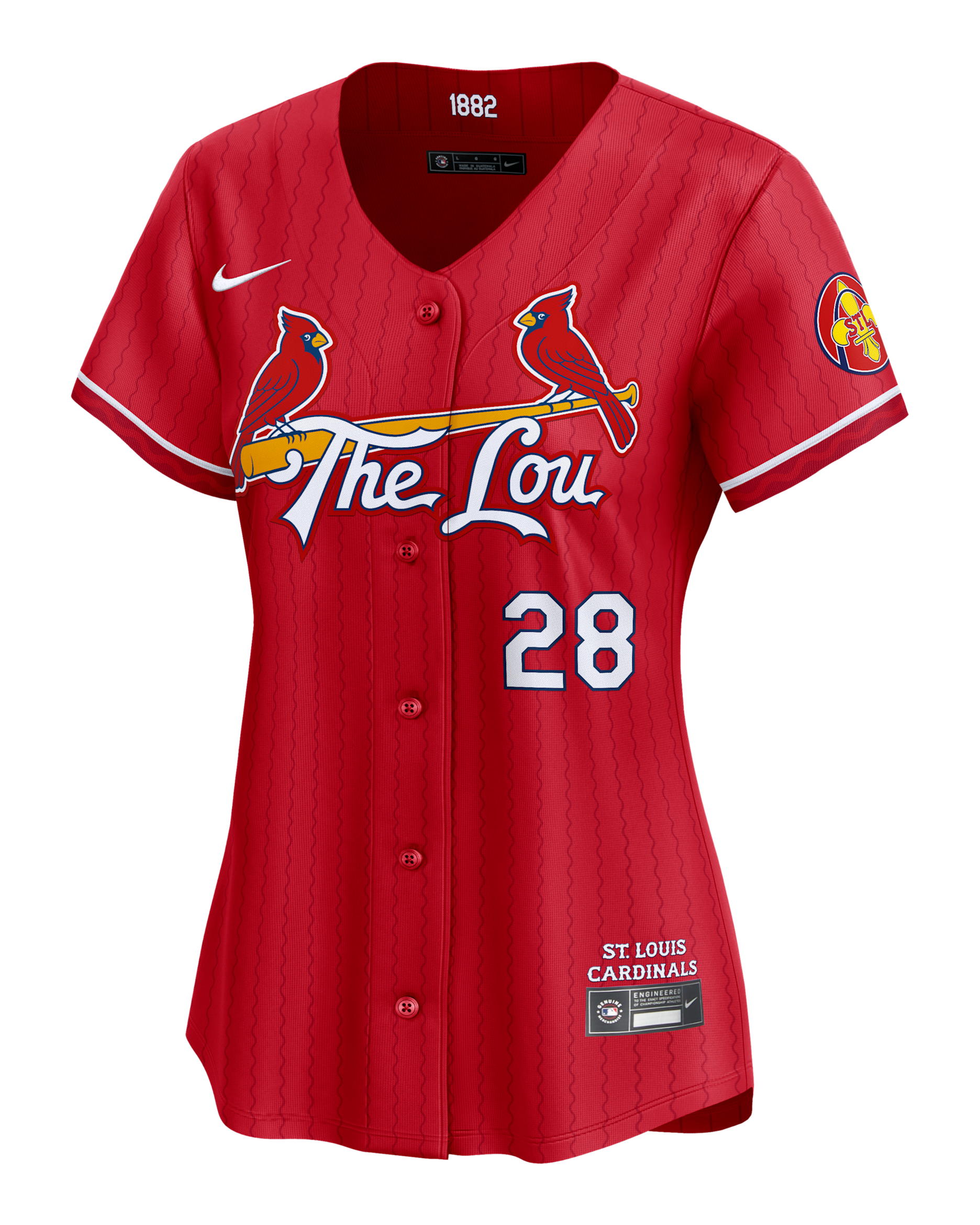 Nolan Arenado St. Louis Cardinals City Connect Women's Nike Dri-FIT ADV MLB Limited Jersey - Red