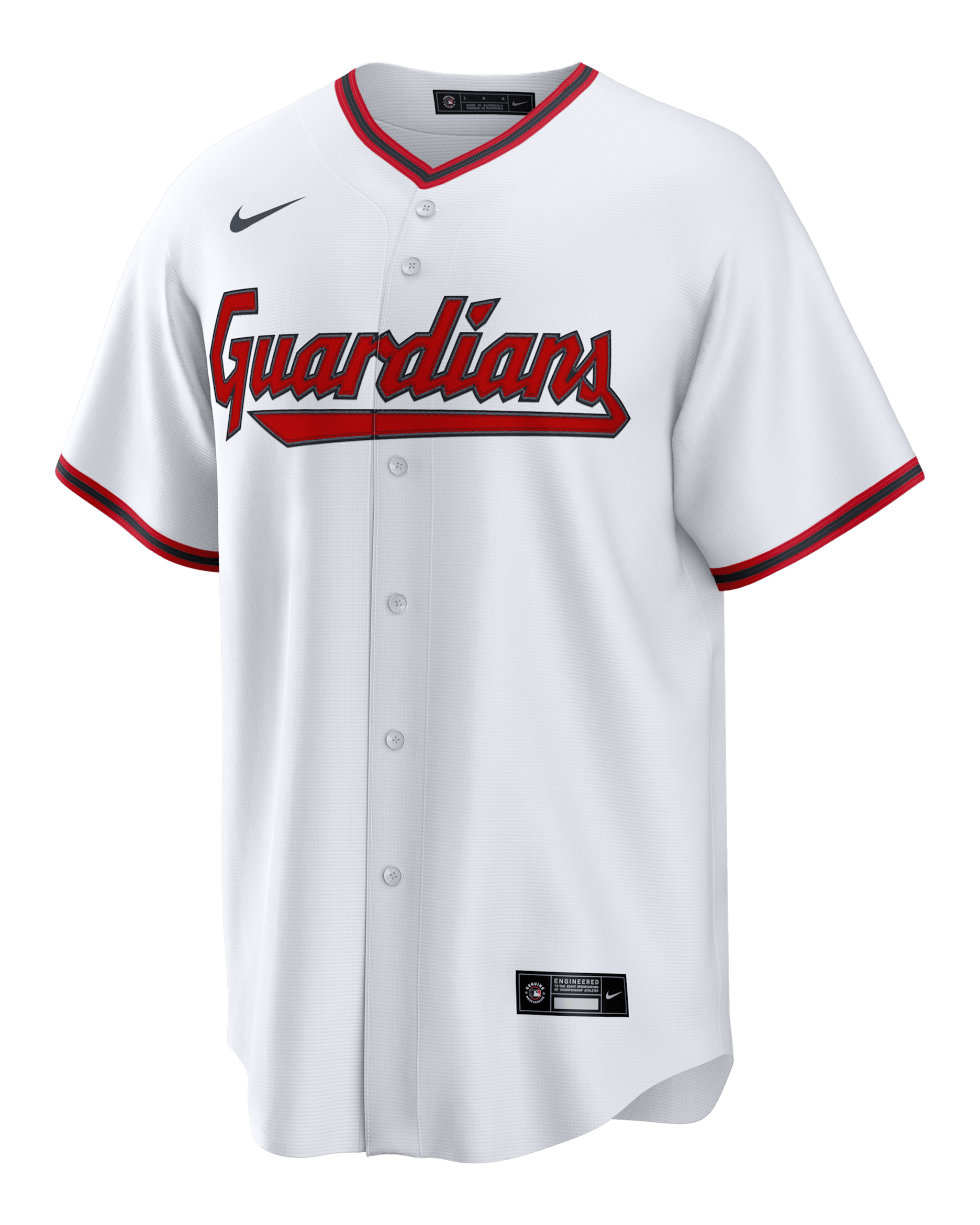 Jersey Nike de la MLB Replica para hombre José Ramírez Cleveland Guardians - Blanco