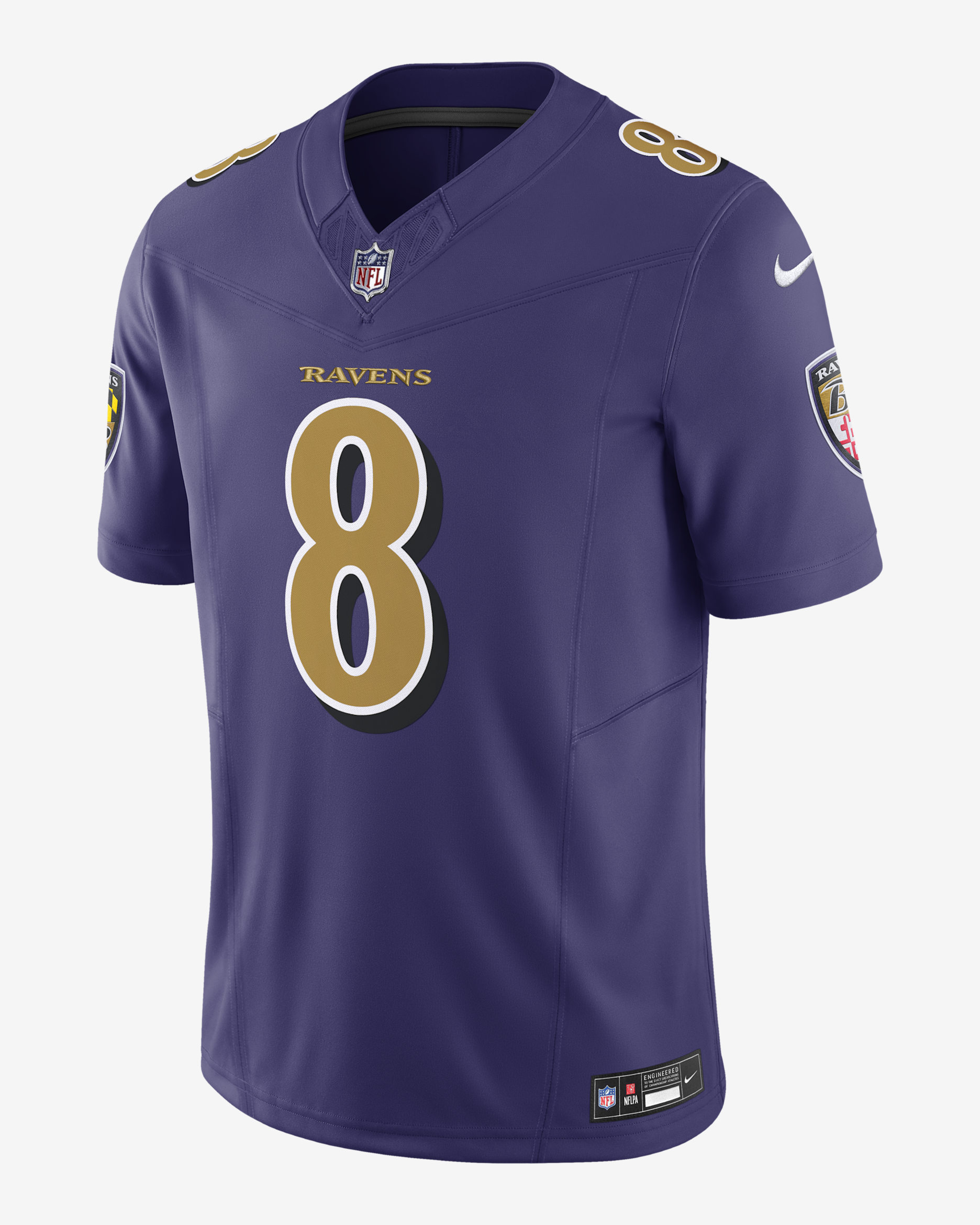 Lamar Jackson Baltimore Ravens Men's Nike Dri-FIT NFL Limited Football Jersey - Purple