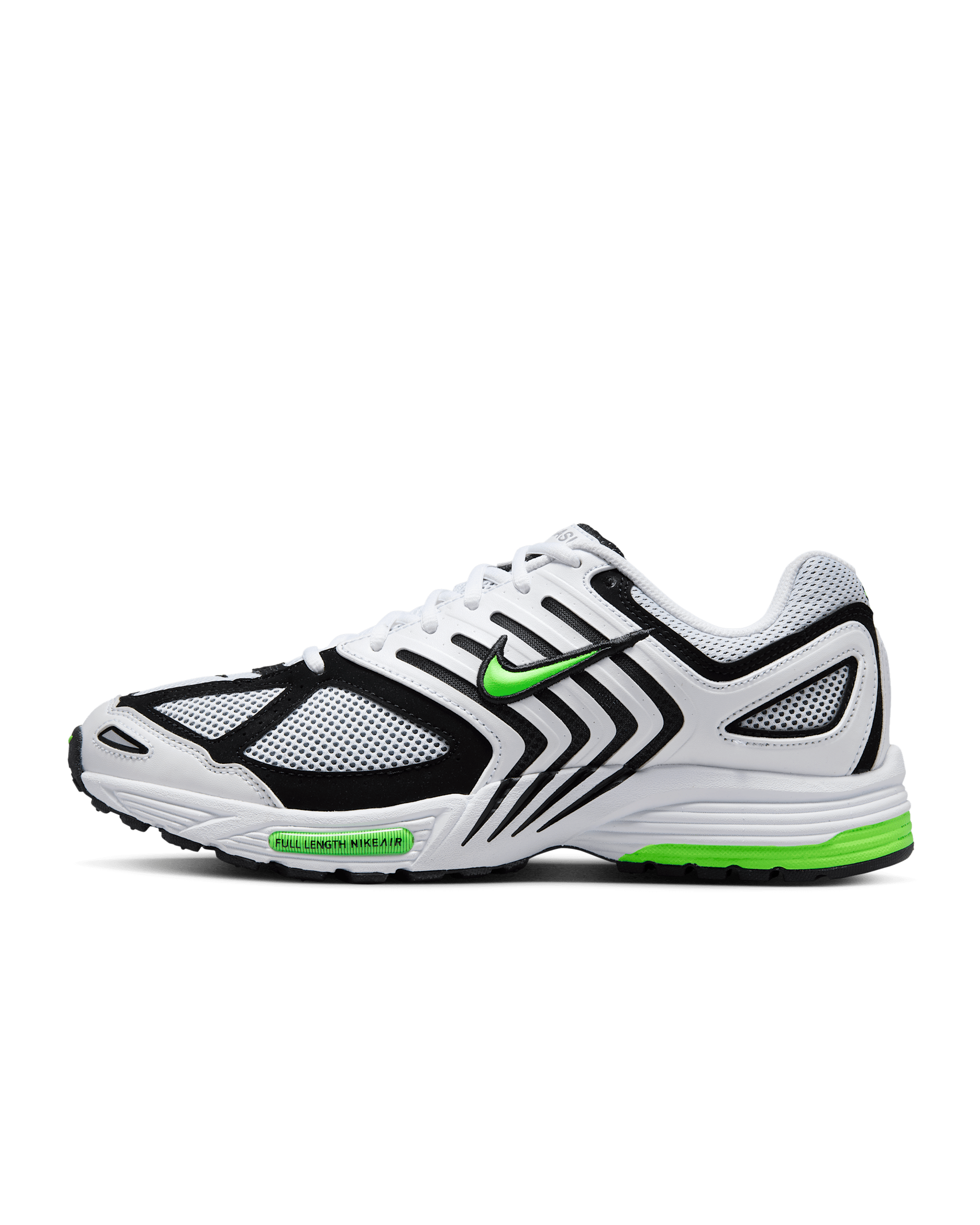 Nike Air Pegasus 2005 Men's Shoes - White/Black/Metallic Silver/Green Strike
