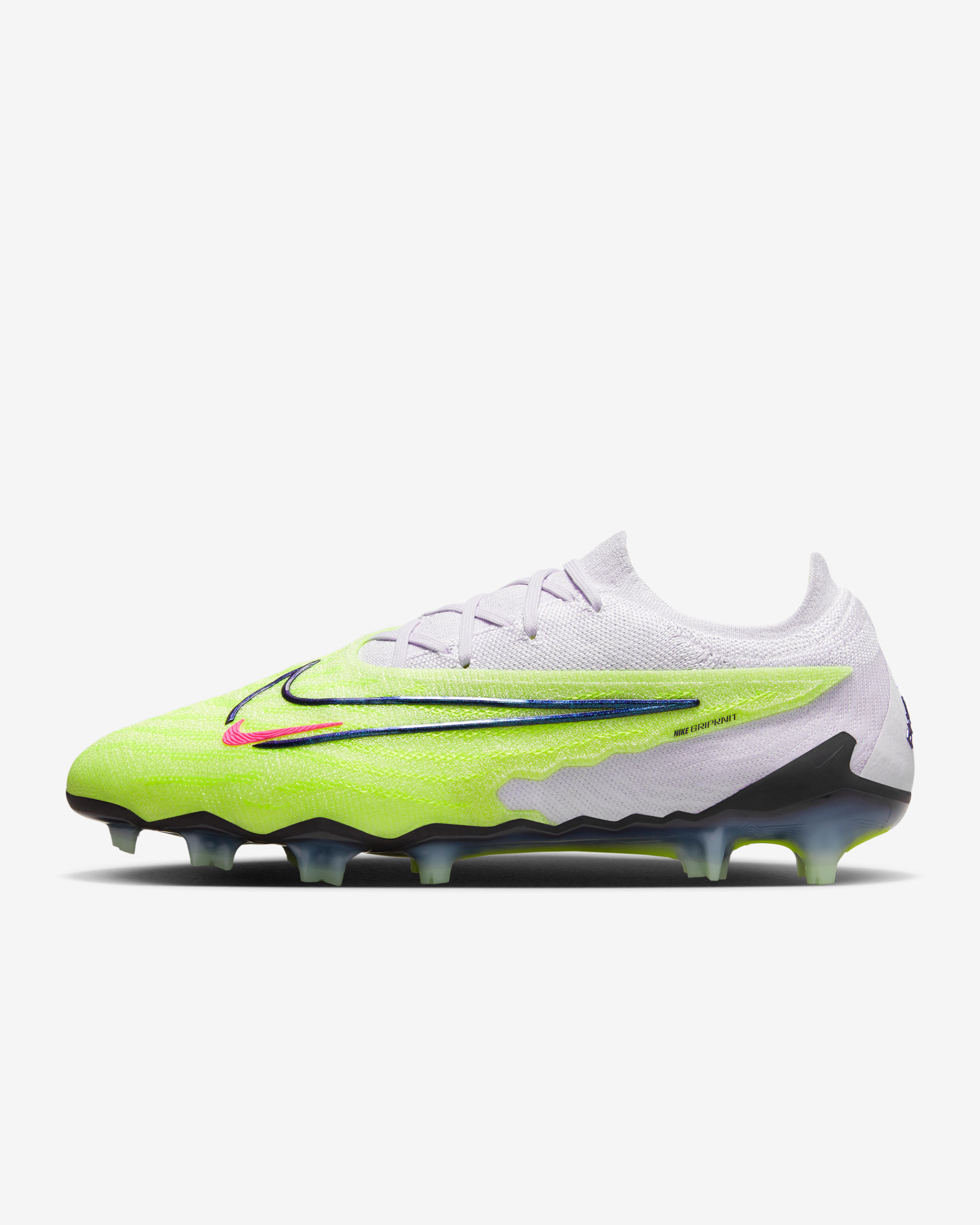 Nike Phantom GX Elite Firm-Ground Low-Top Football Boot - Barely Volt/Barely Grape/Gridiron