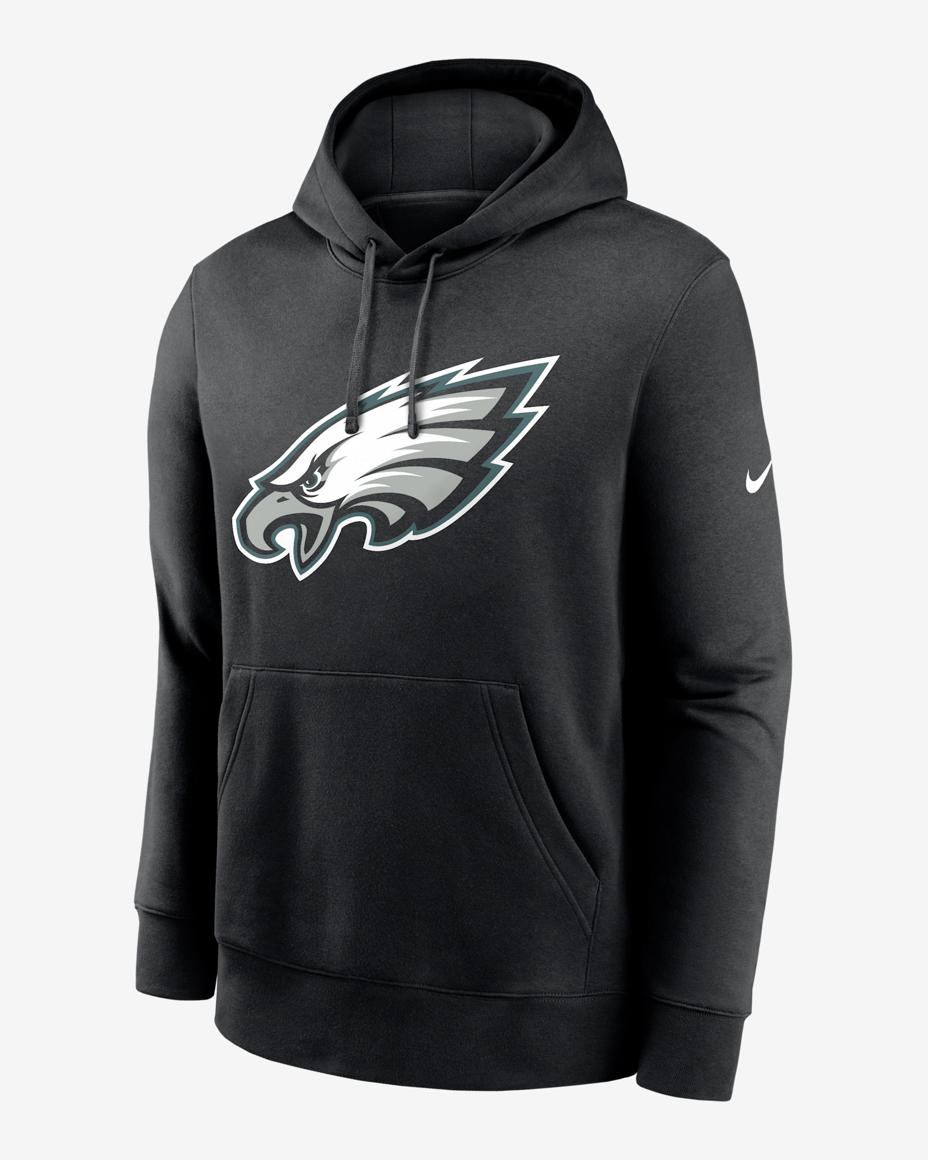 Philadelphia Eagles Club Logo Men's Nike NFL Pullover Hoodie - Black