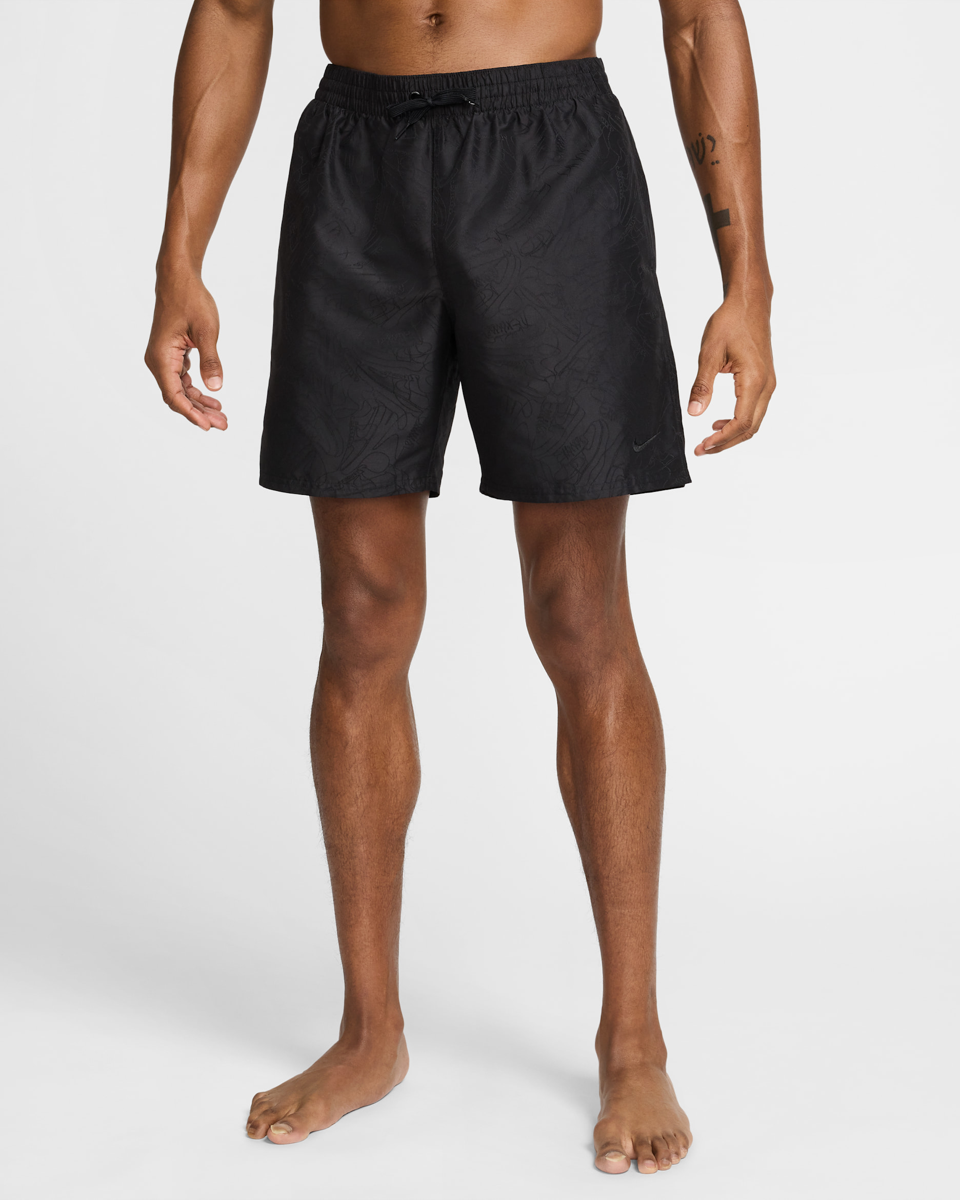 Nike Swim Breaker Men's 7" Fully Lined Volley Shorts - Black