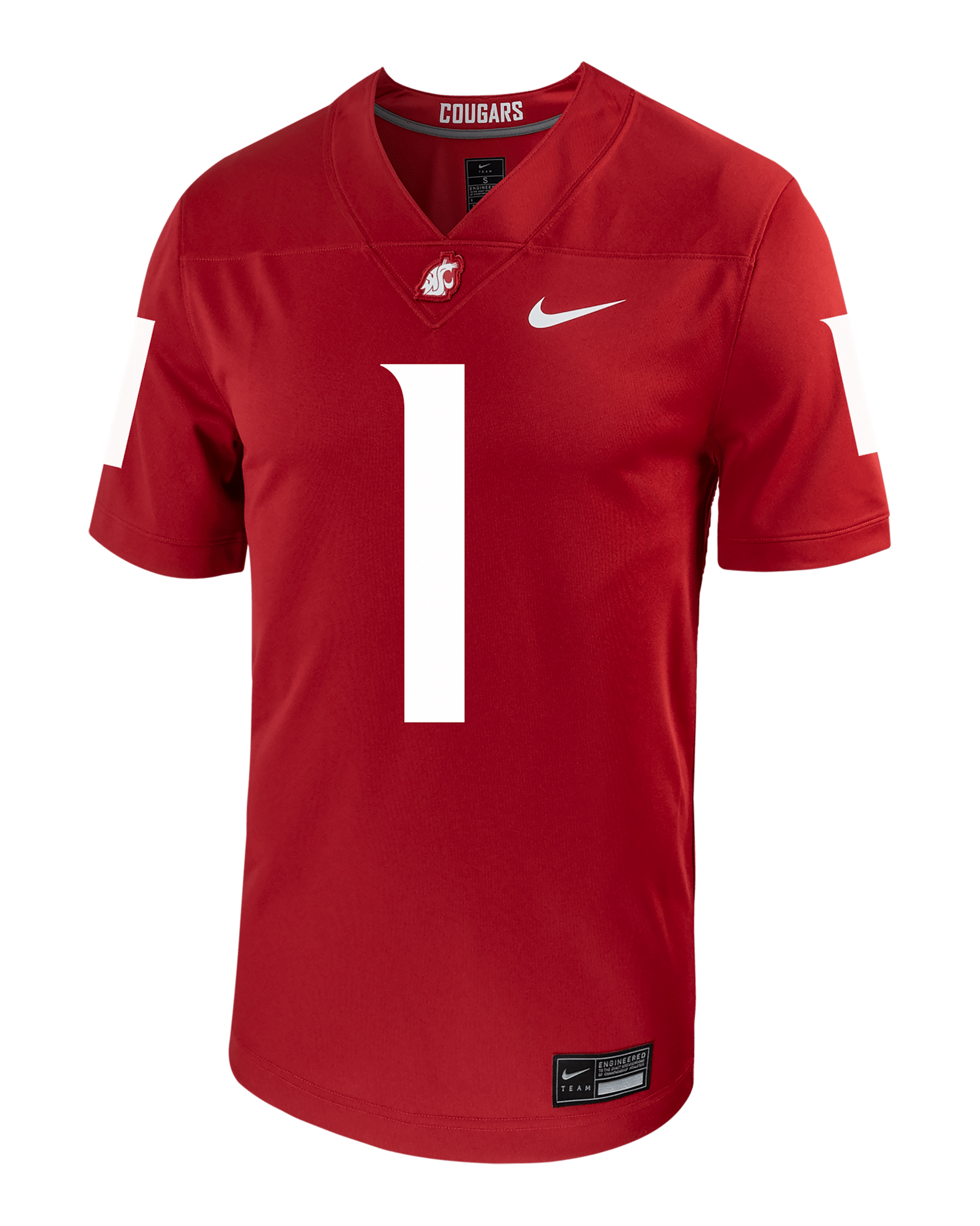 Washington State Men's Nike College Football Replica Jersey - Team Crimson