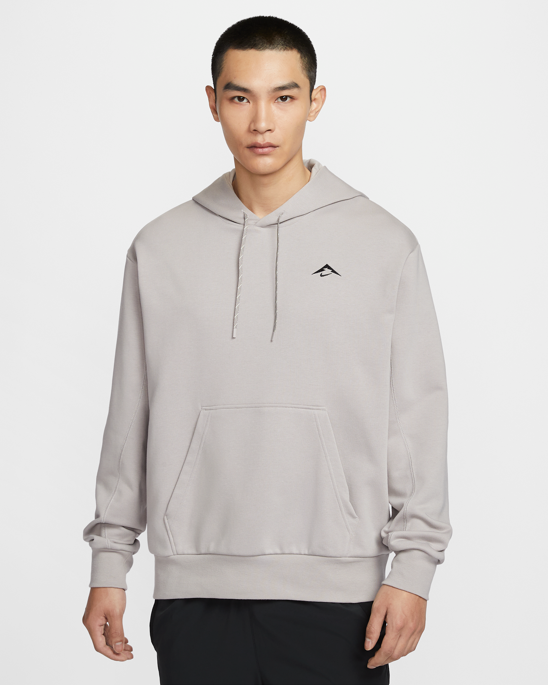 ナイキ トレイル マジック アワー メンズ Dri-FIT ランニングパーカー - カレッジグレー/ブラック