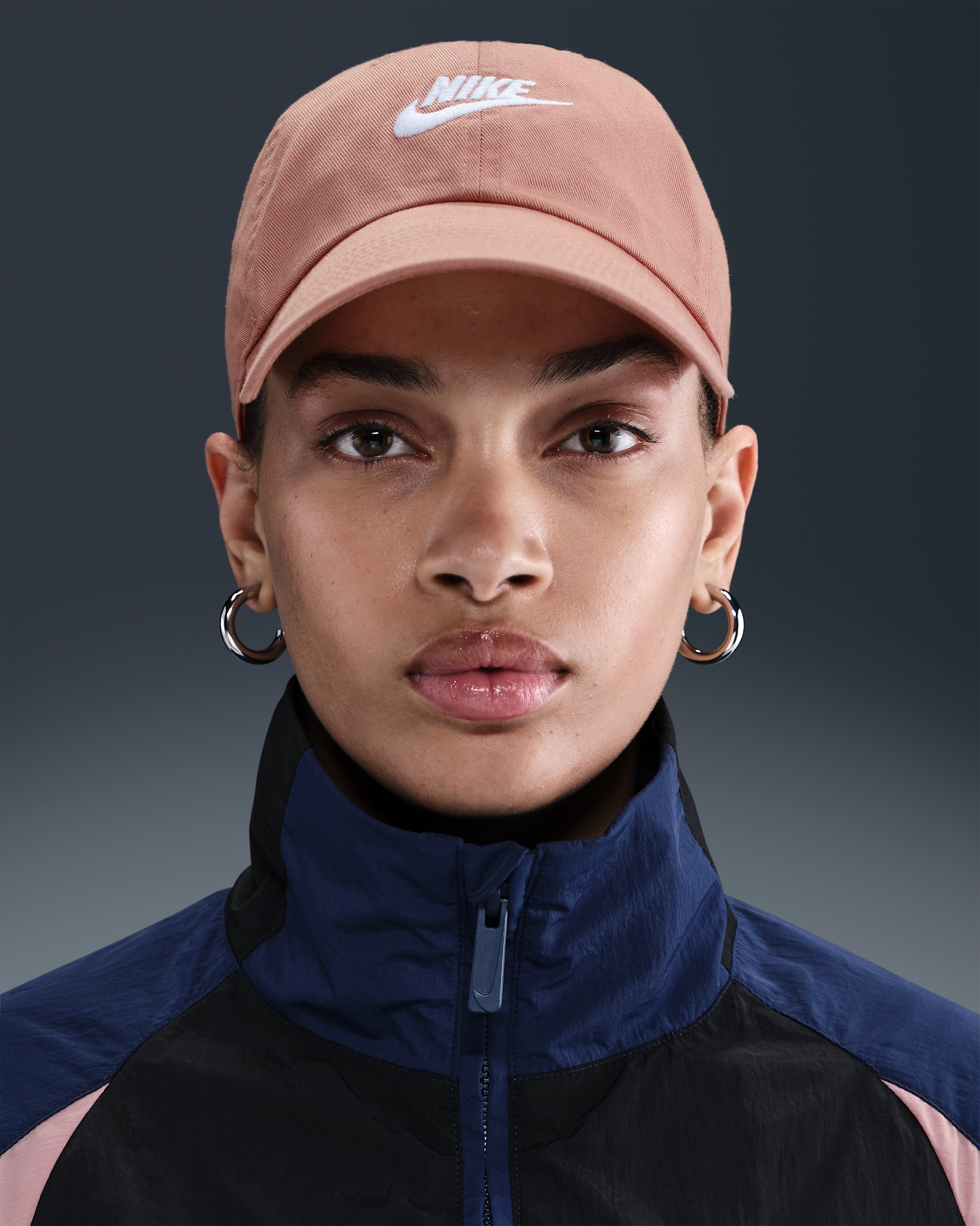 Nike Club Unstructured Futura Wash Cap - Rose Gold/White