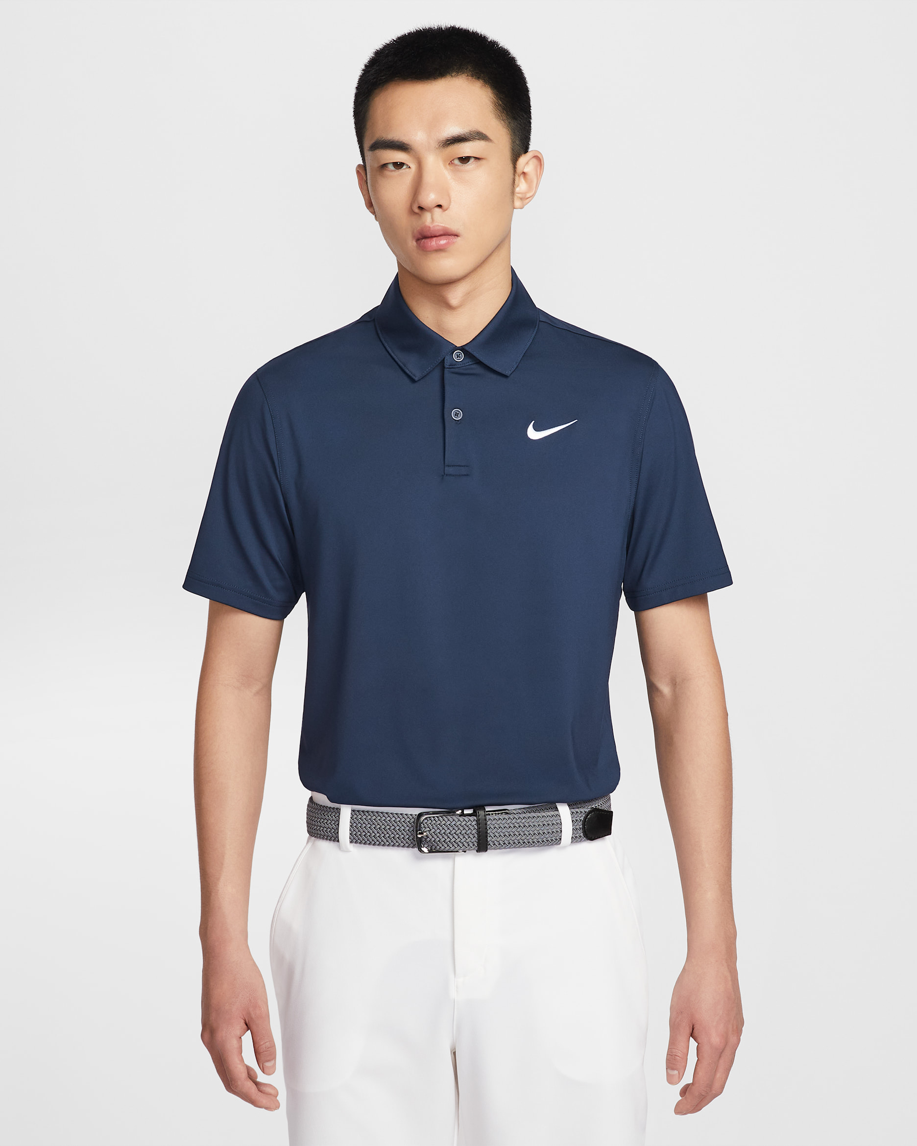 Nike Velocity Men's Dri-FIT Golf Polo - College Navy/White