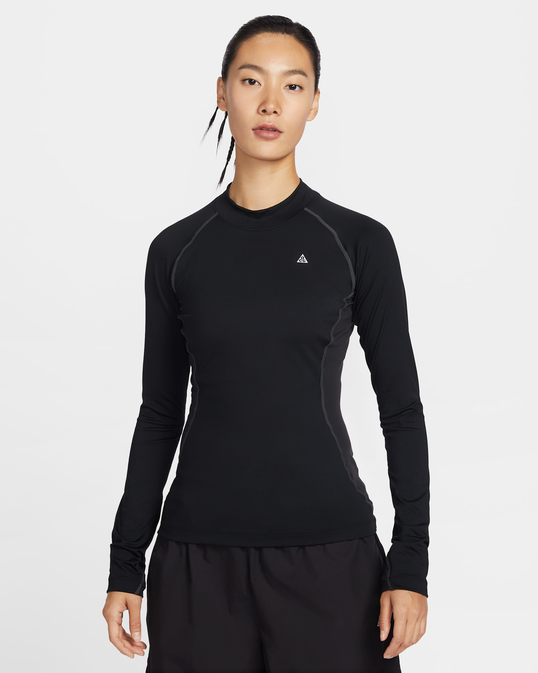 ナイキ ACG "Wildsee" ウィメンズ インナー ロングスリーブ トップス - ブラック/アンスラサイト/サミットホワイト