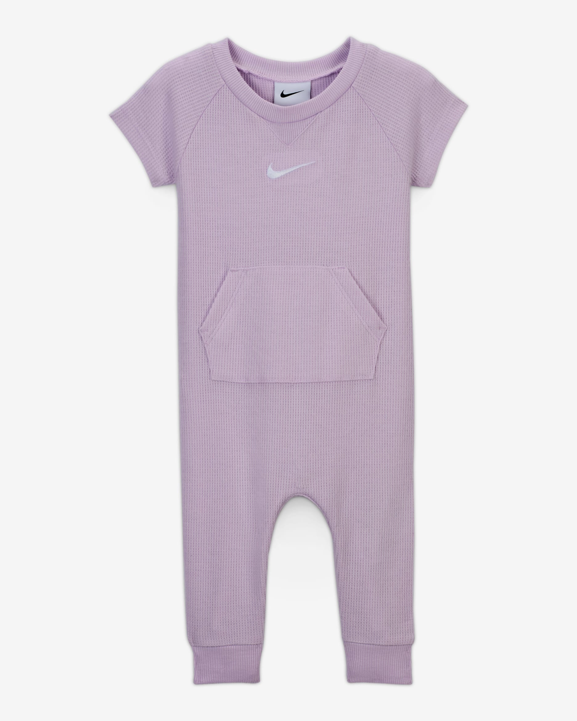 Nike Essentials Baby (0-9M) Short Sleeve Waffle Knit Coverall - Doll