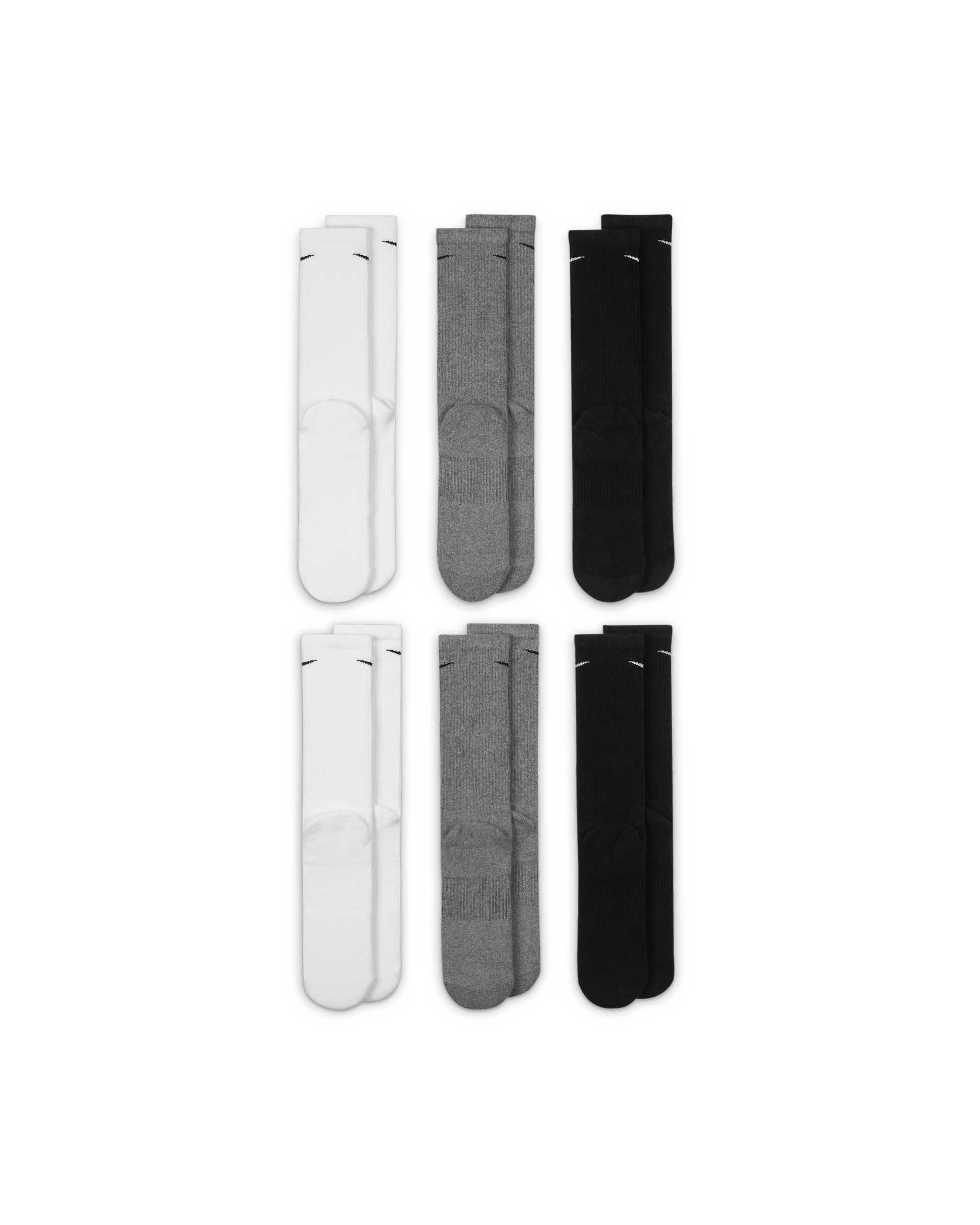 Nike Everyday Plus Cushioned Training Crew Socks (6 Pairs)