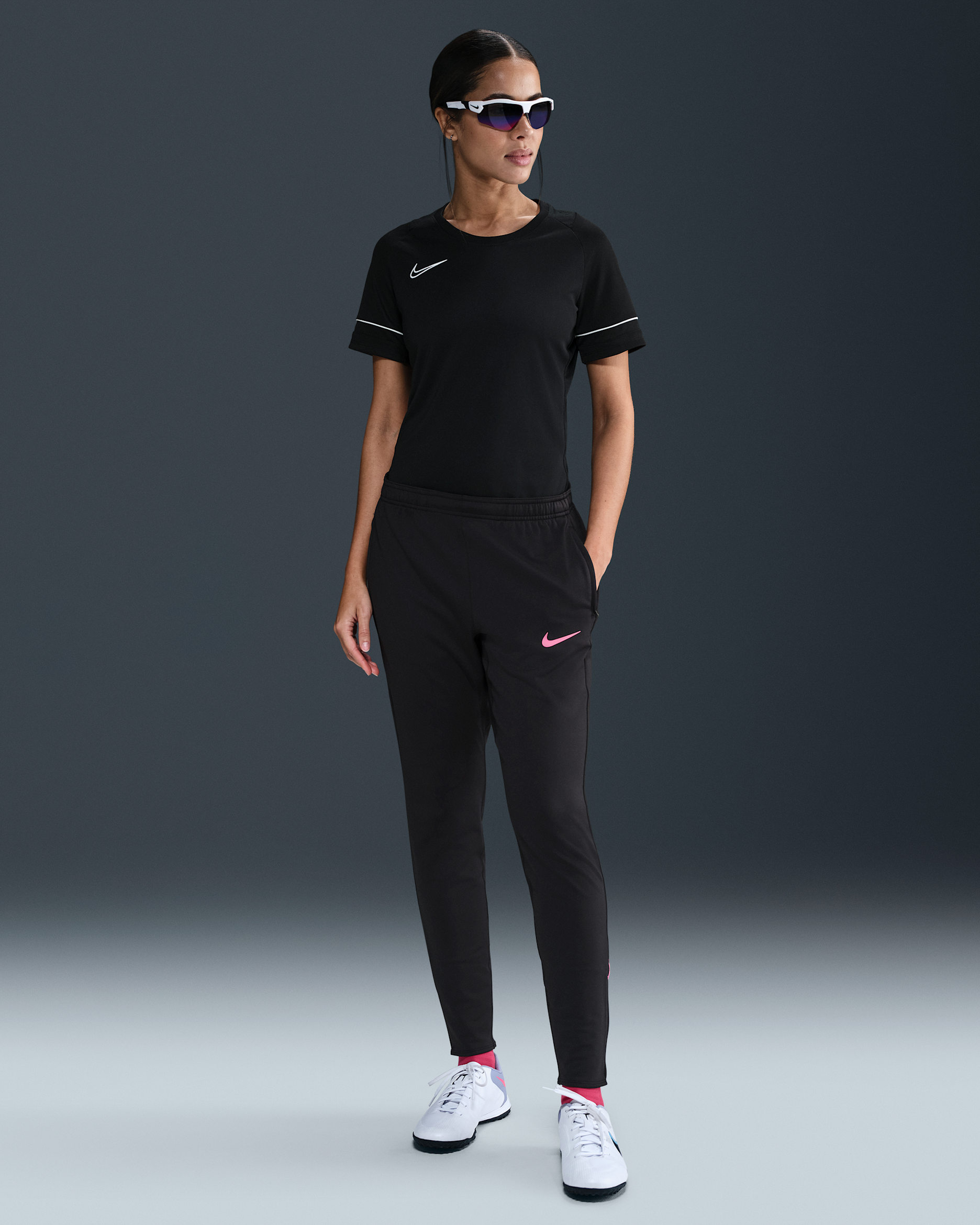Nike Strike Women's Dri-FIT Football Pants - Black/Hyper Pink/Hyper Pink