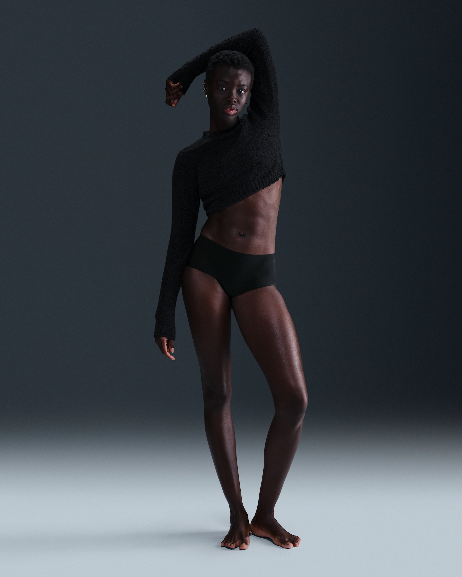 Boyshorts underwear Nike Leak Protection: Period – Donna - Nero/Cool Grey
