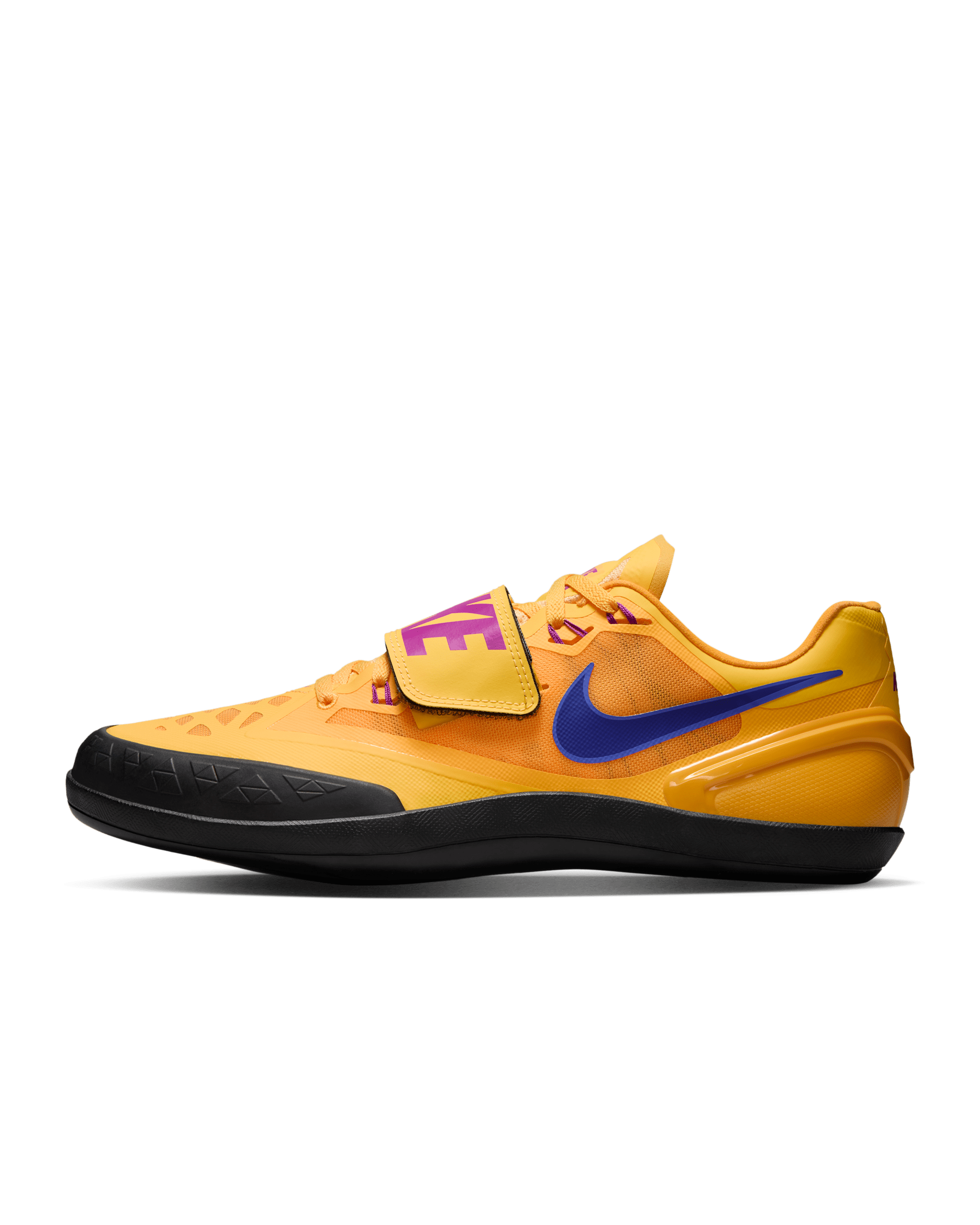 Nike Zoom Rotational 6 Track & Field Throwing Shoes - Citron Pulse/Laser Orange/Sapphire/Indigo Burst