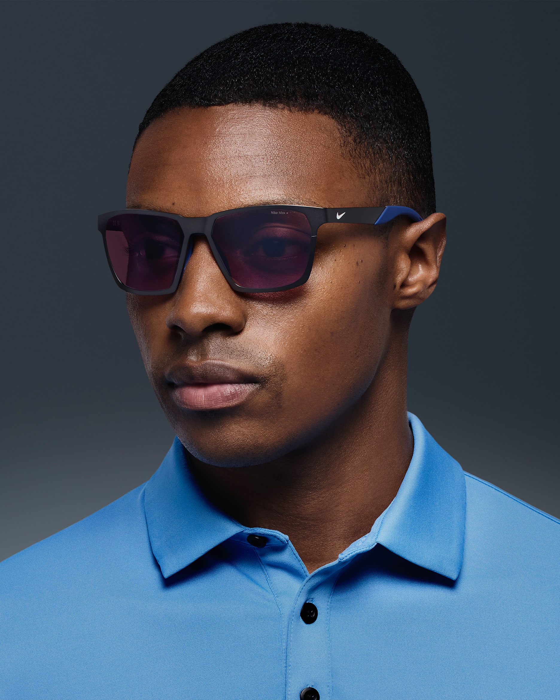 Lentes de sol Nike Maverick Valor Court Tint - Gris plomo