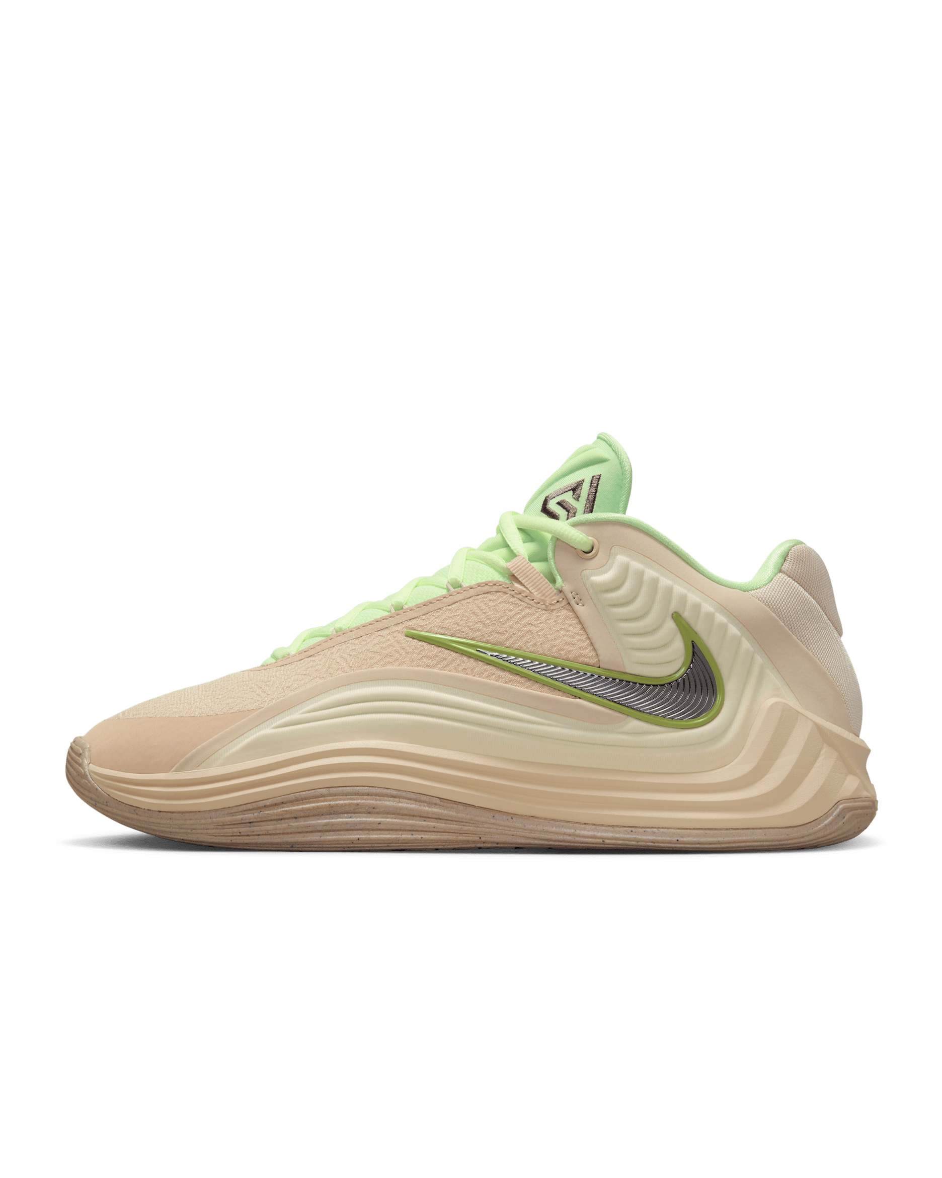 Giannis Freak 7 'Spotlight' basketbalschoenen - Light Khaki/Volt/Alabaster/Cave Stone