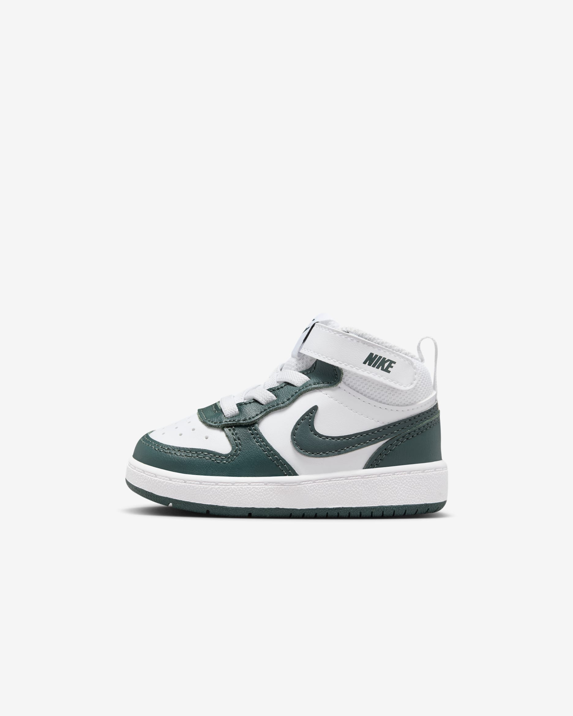 Nike Court Borough Mid 2 Baby/Toddler Shoes - White/Vintage Green