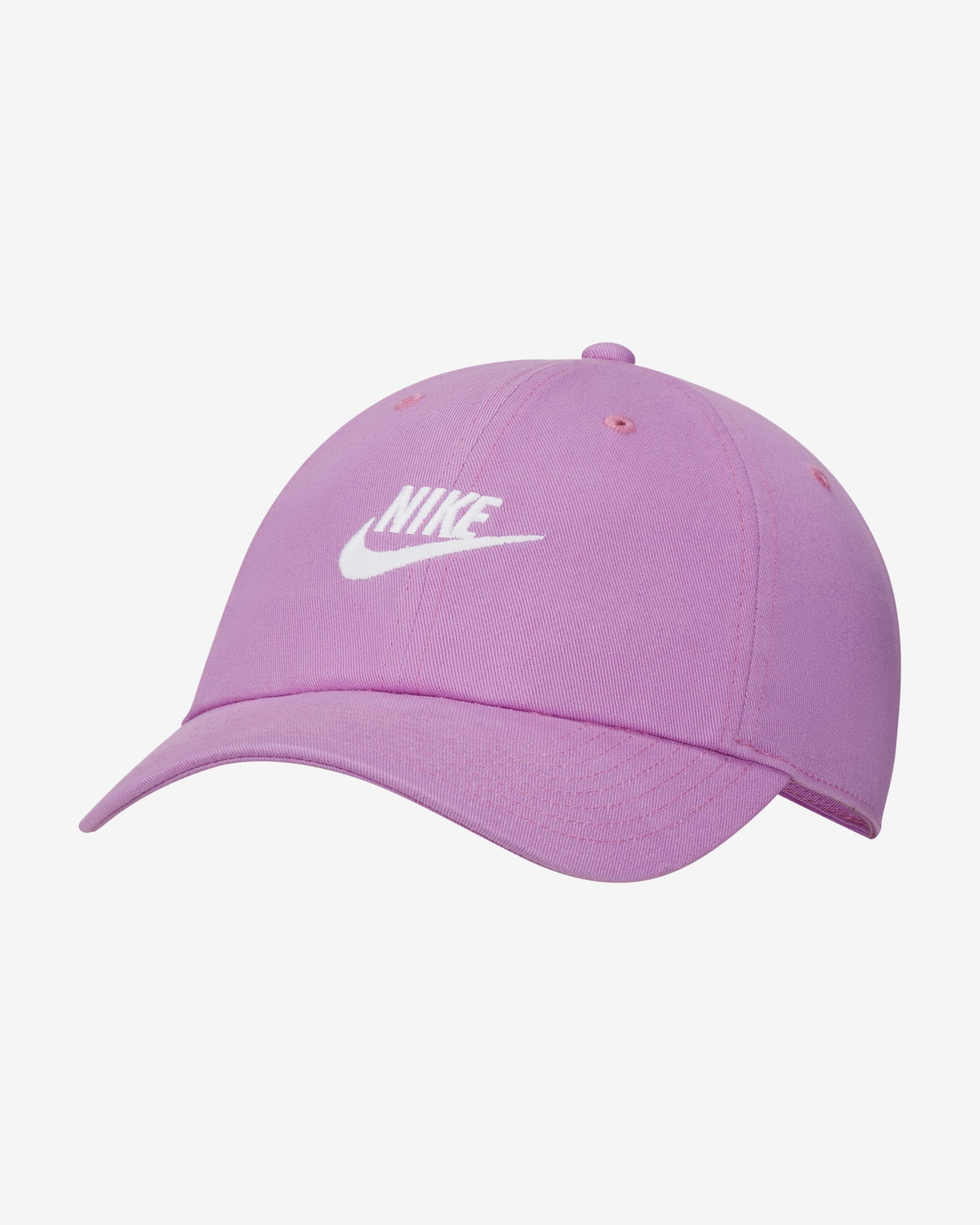 Nike Sportswear Heritage86 Futura Washed Hat - Rush Fuchsia/White
