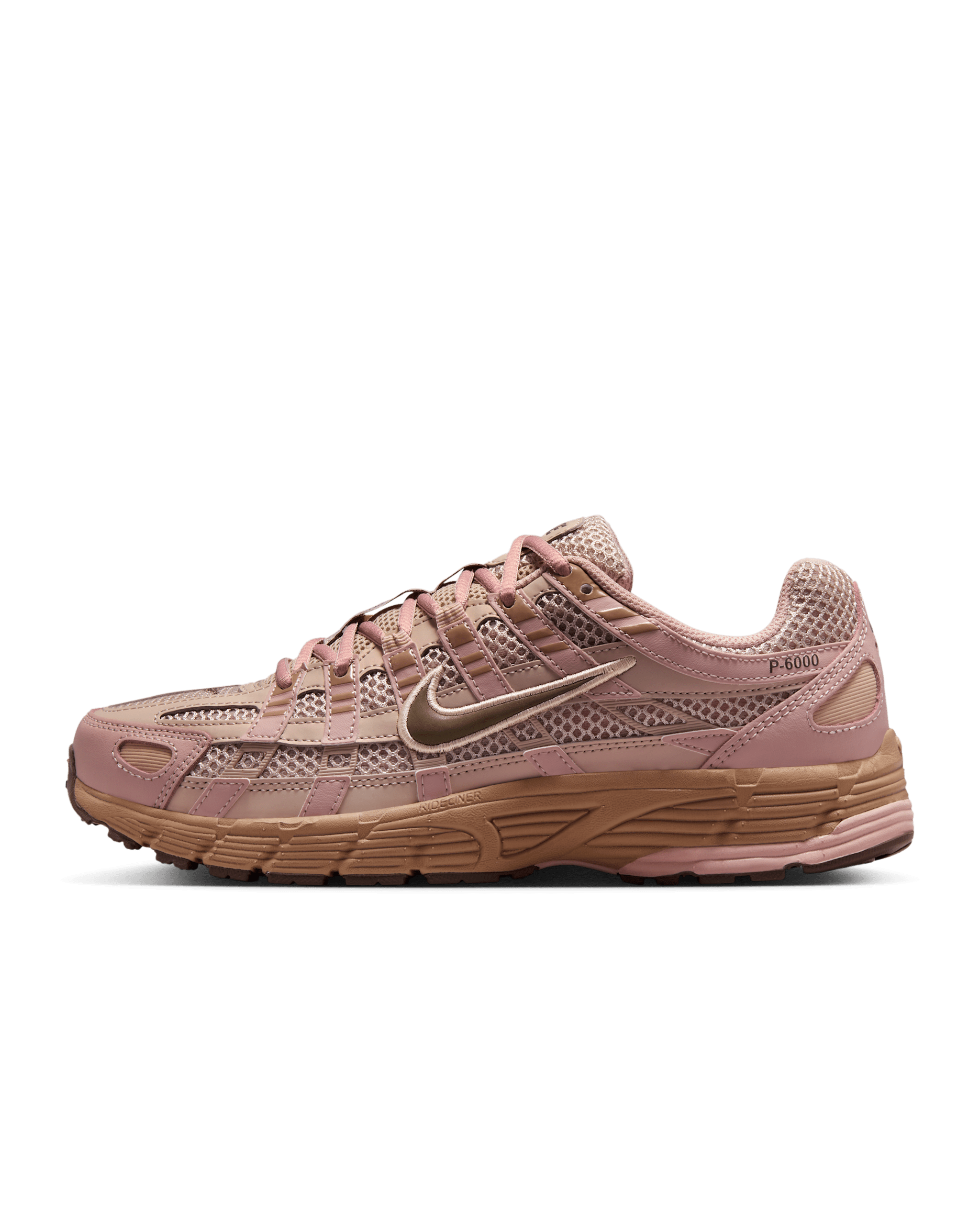 Tenis para mujer Nike P-6000 SE - Piedra fósil/Cáñamo/Rosa Oxford/Mineral de hierro