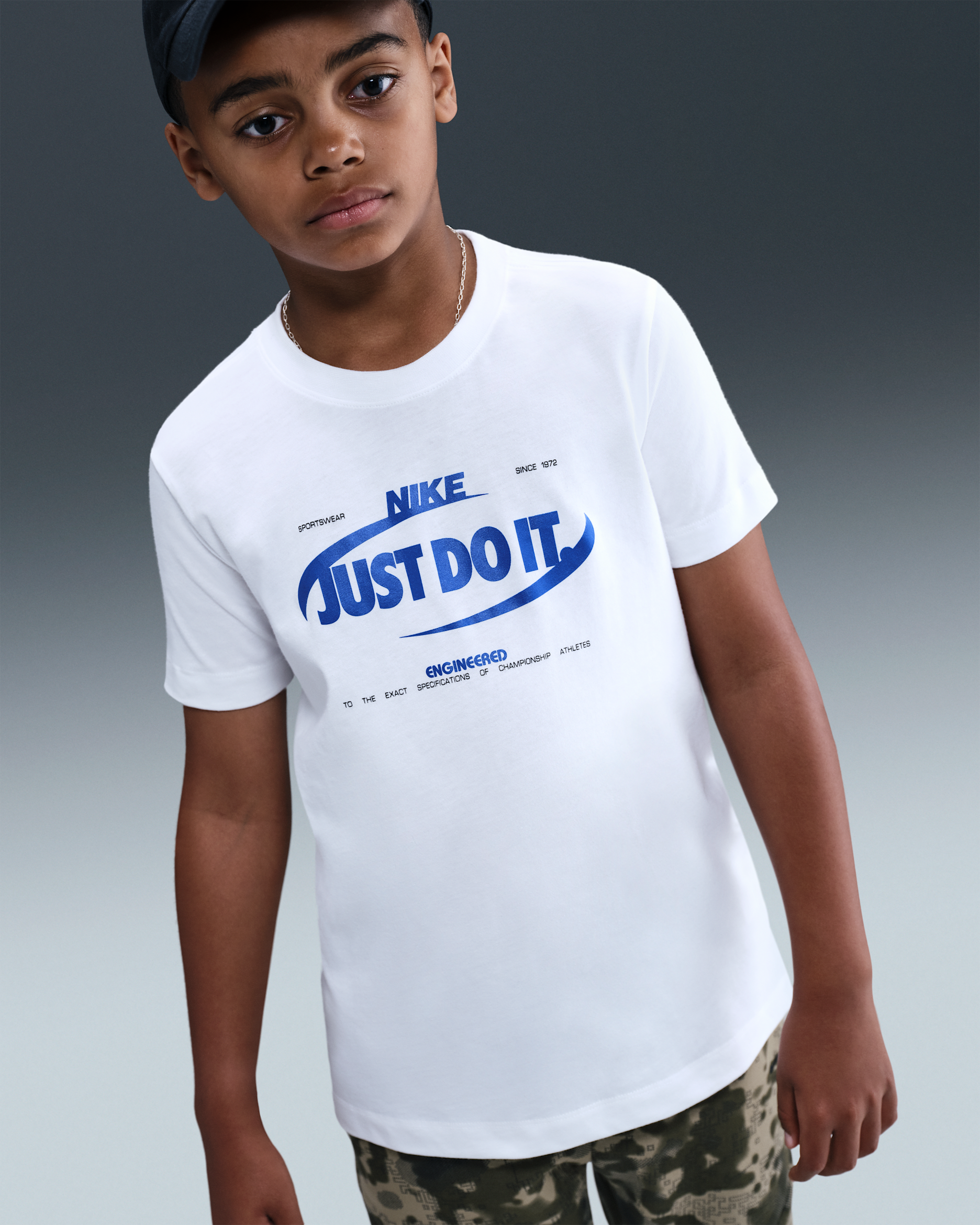 Nike Sportswear Big Kids' T-Shirt - White