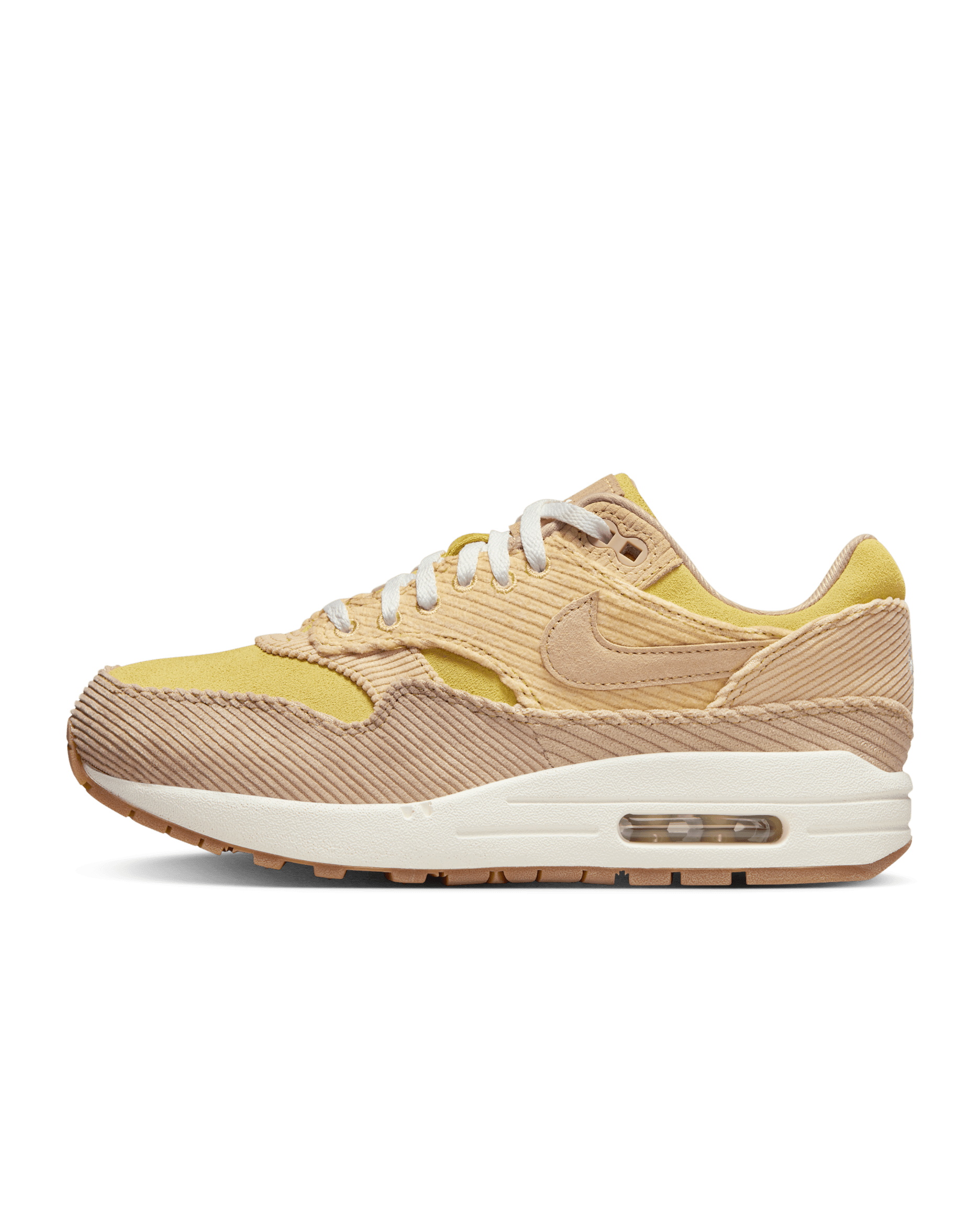 Nike Air Max 1 SE Women's Shoes - Buff Gold/Sesame/Gum Medium Brown/Hemp