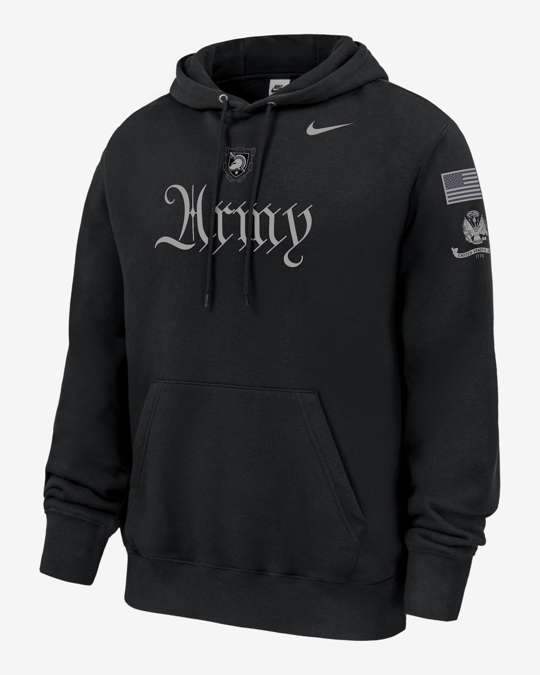 Army Rivalry Club Men's Nike College Pullover Hoodie - Black