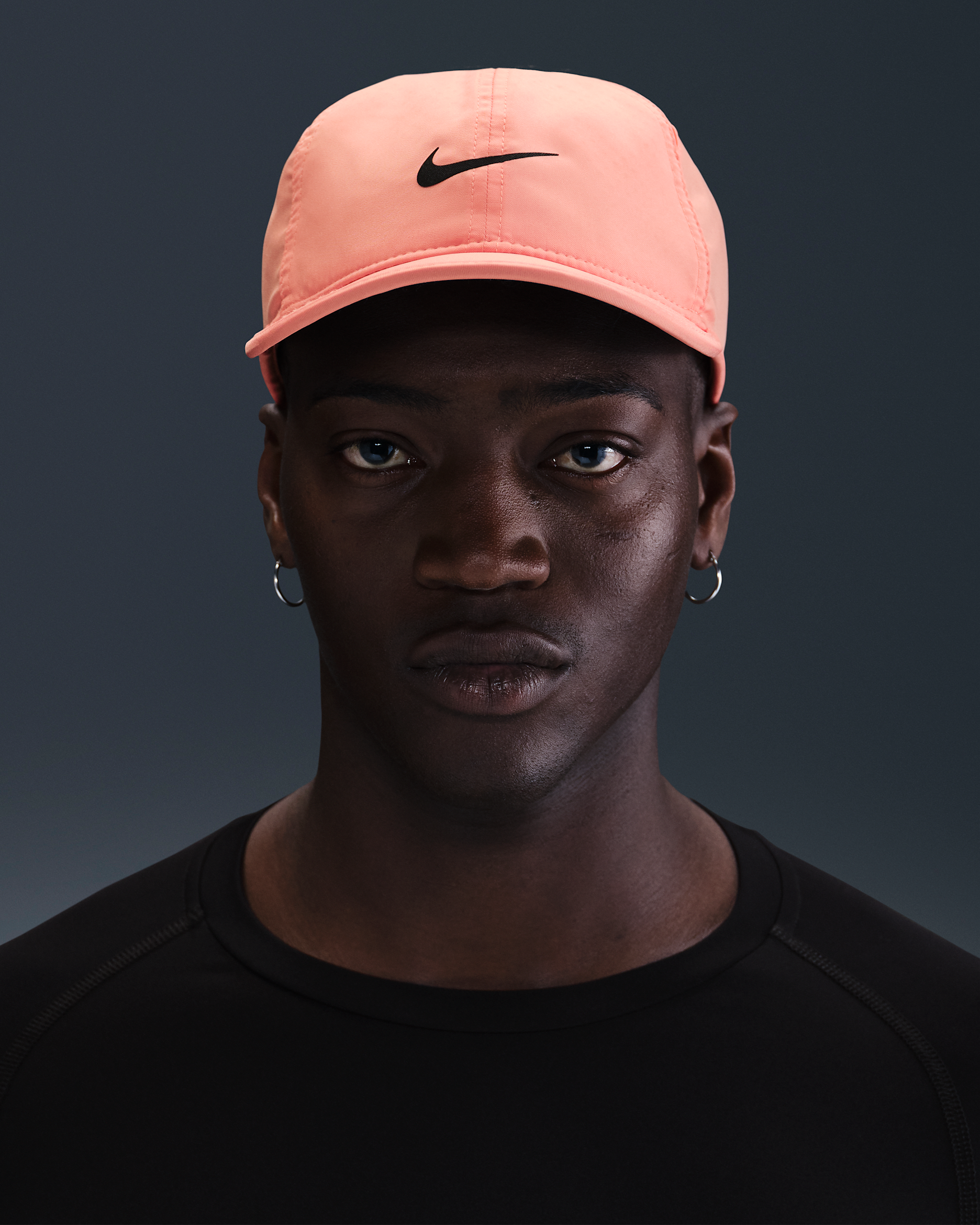 Nike Dri-FIT Club Unstructured Featherlight Cap - Apricot Agate/Black