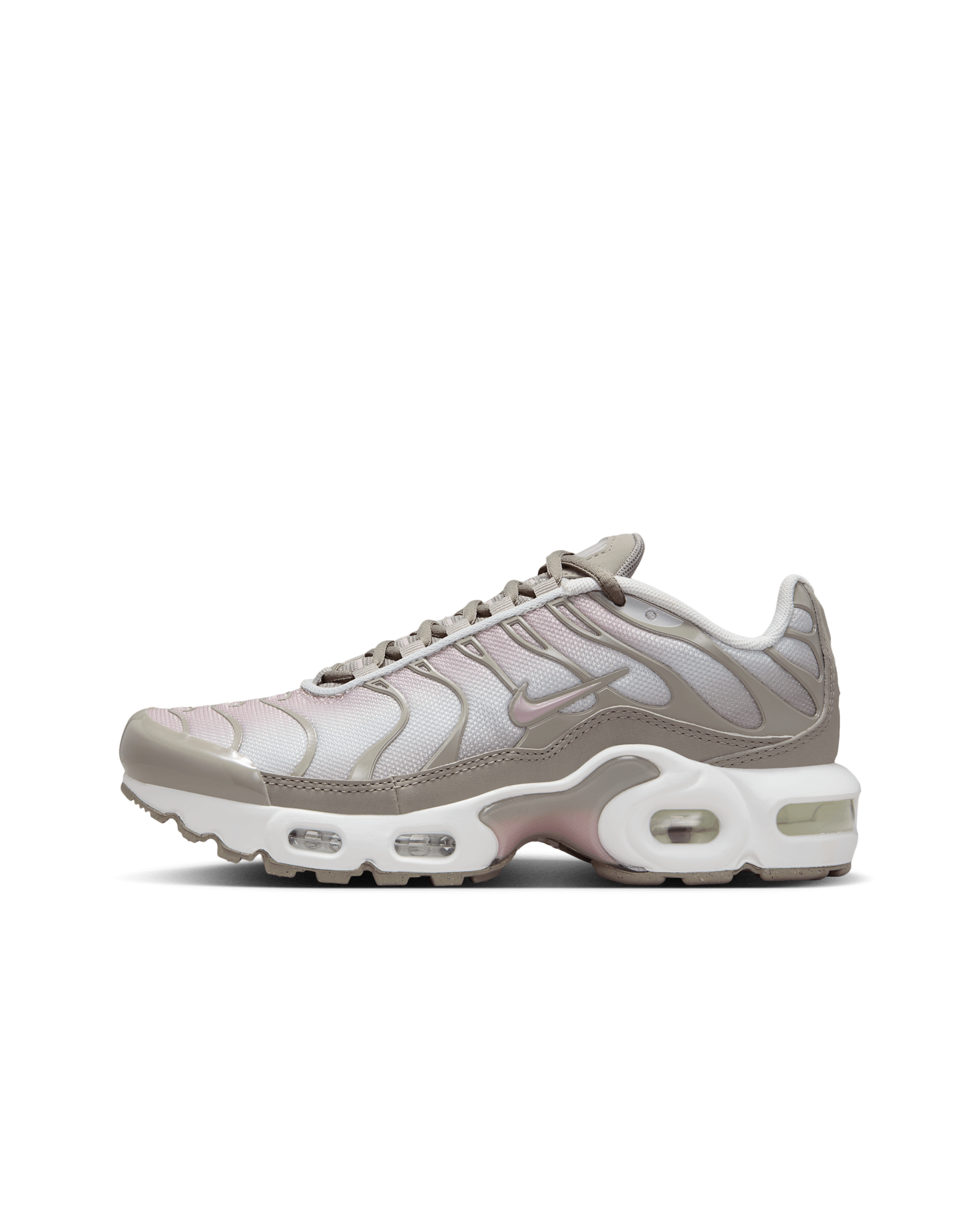 Nike Air Max Plus Big Kids' Shoes - Photon Dust/Enigma Stone/White/Particle Rose