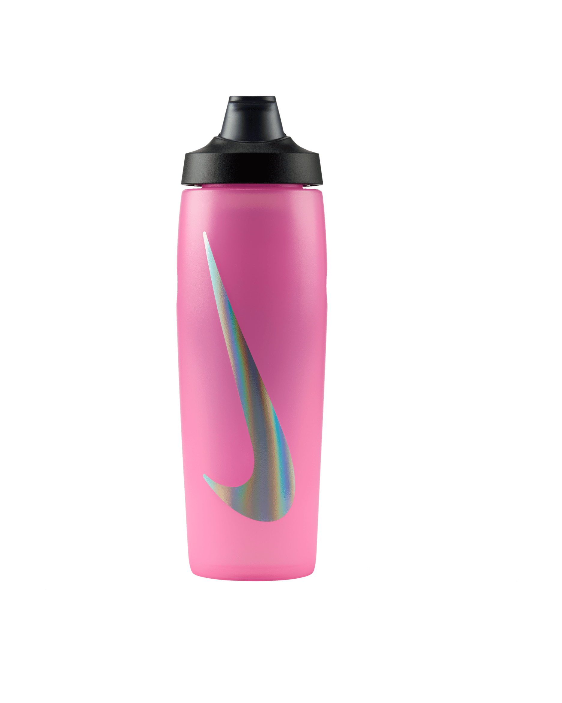 Nike Refuel Locking-Lid Water Bottle (710ml approx.) - Pink Spell/Black