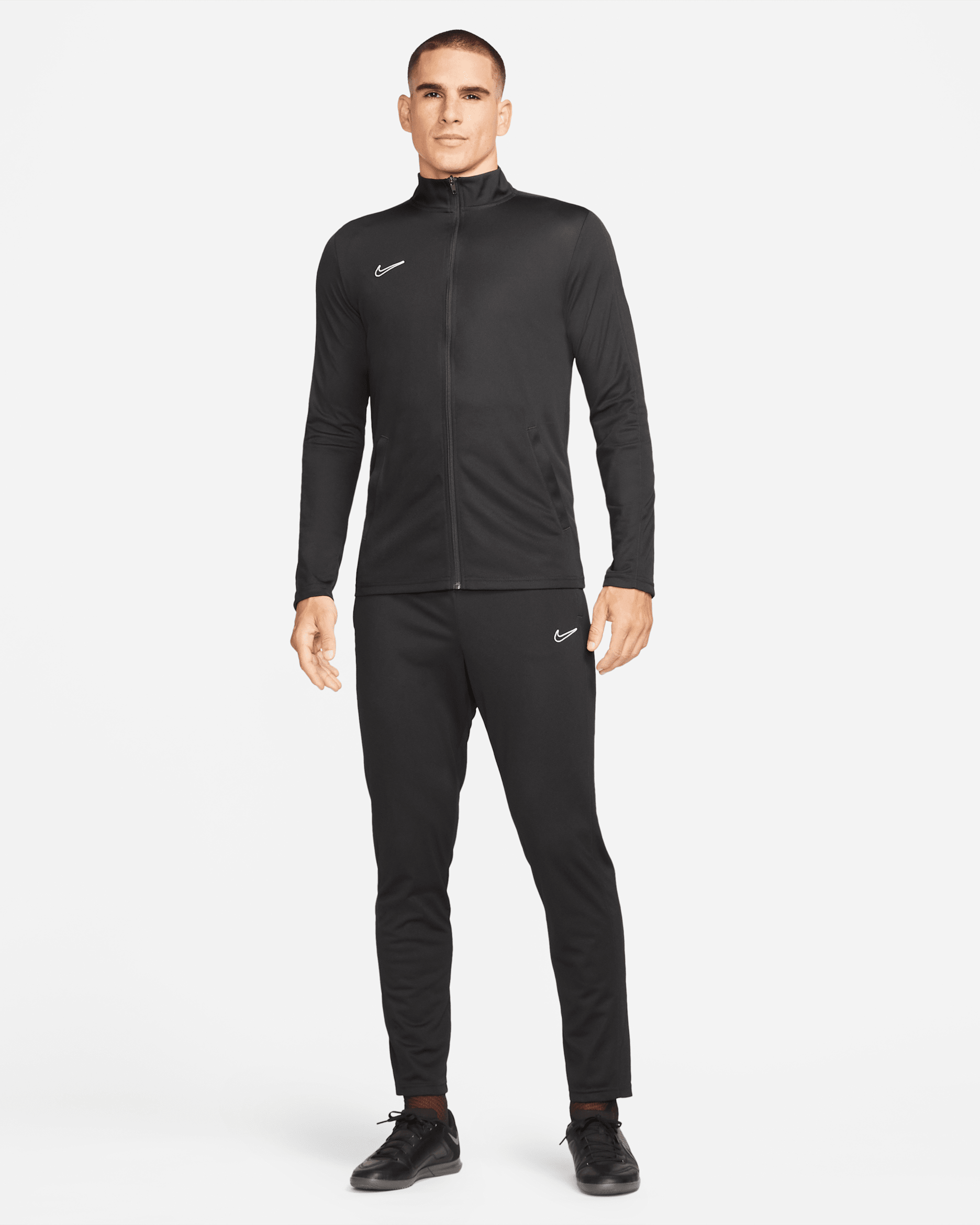 Nike Academy Men's Dri-FIT Soccer Tracksuit - Black/Black/White