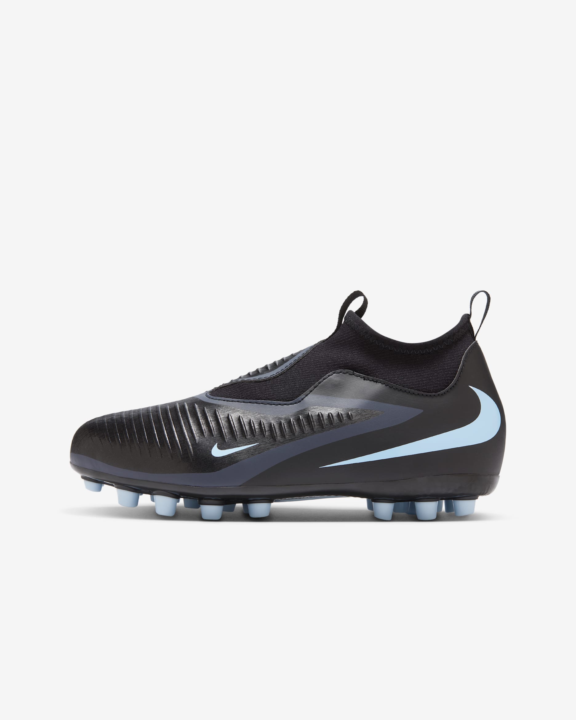 Nike Jr. Phantom 6 High Academy Botas de fútbol para césped artificial - Niño/a - Negro/Negro