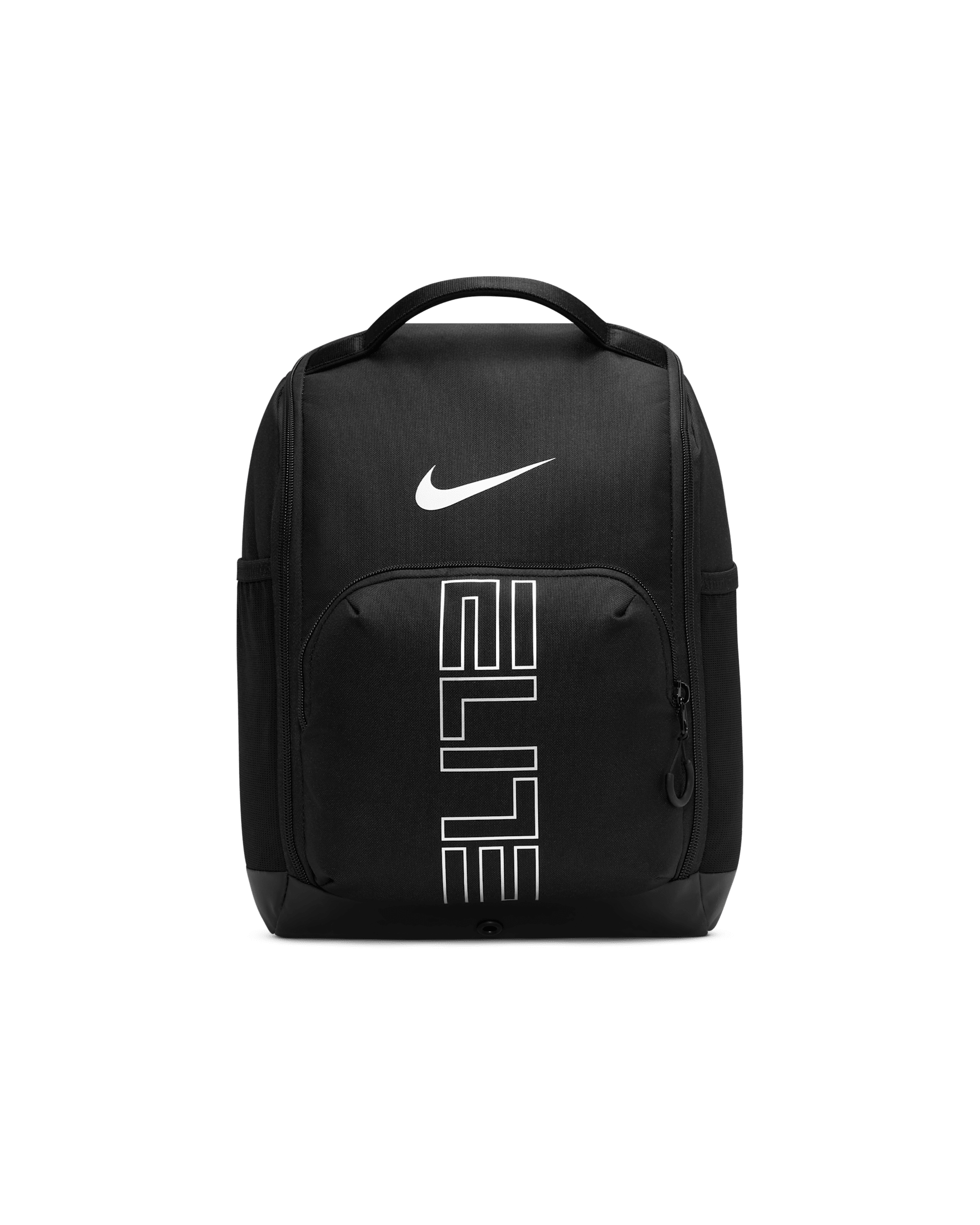 Nike Varsity Elite Basketball Shoe Bag (14L) - Black/Black/Metallic Silver