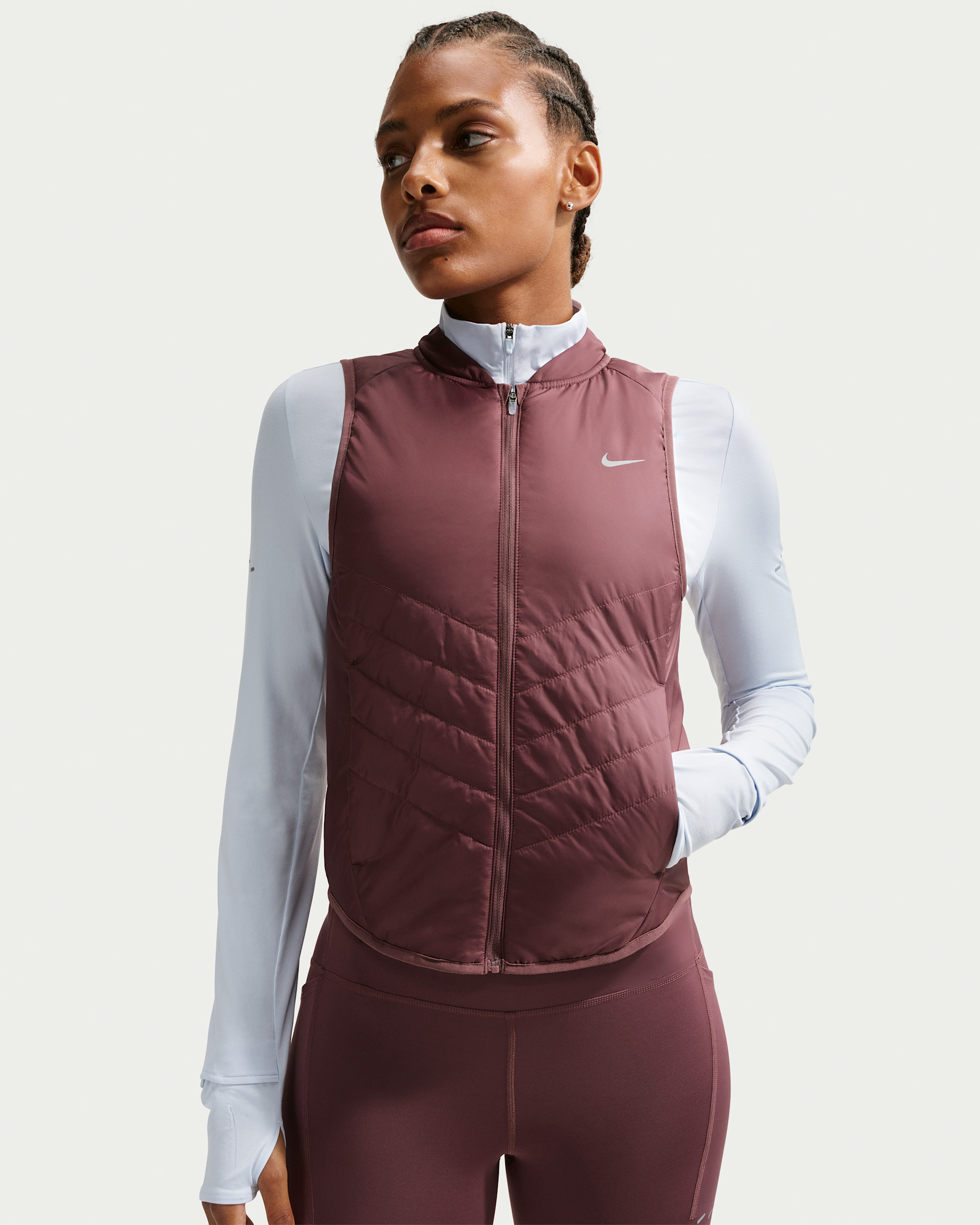 Nike Tempo Chaleco de running cálido repelente al agua - Mujer - Tattoo