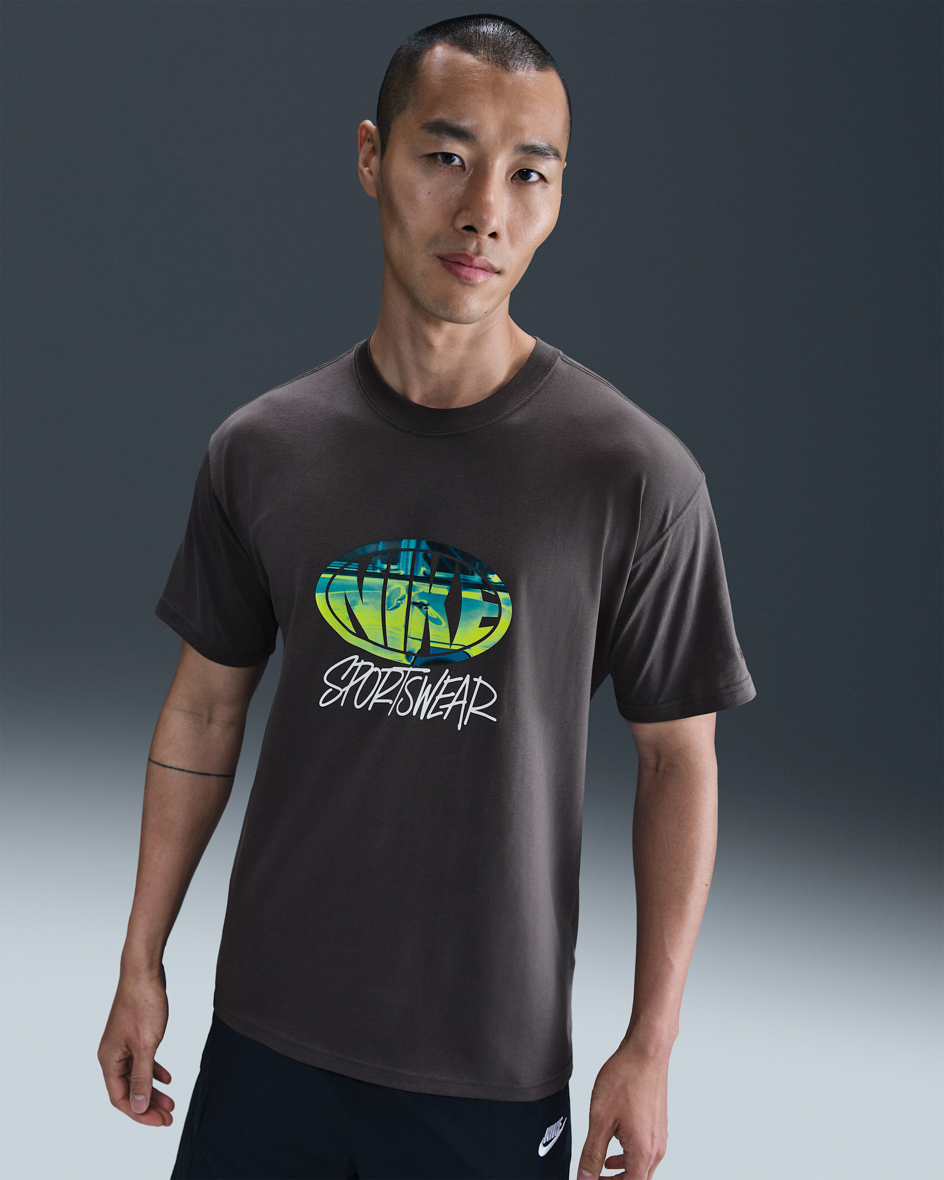 Nike Sportswear Men's Max90 T-Shirt - Medium Ash/White/Medium Ash