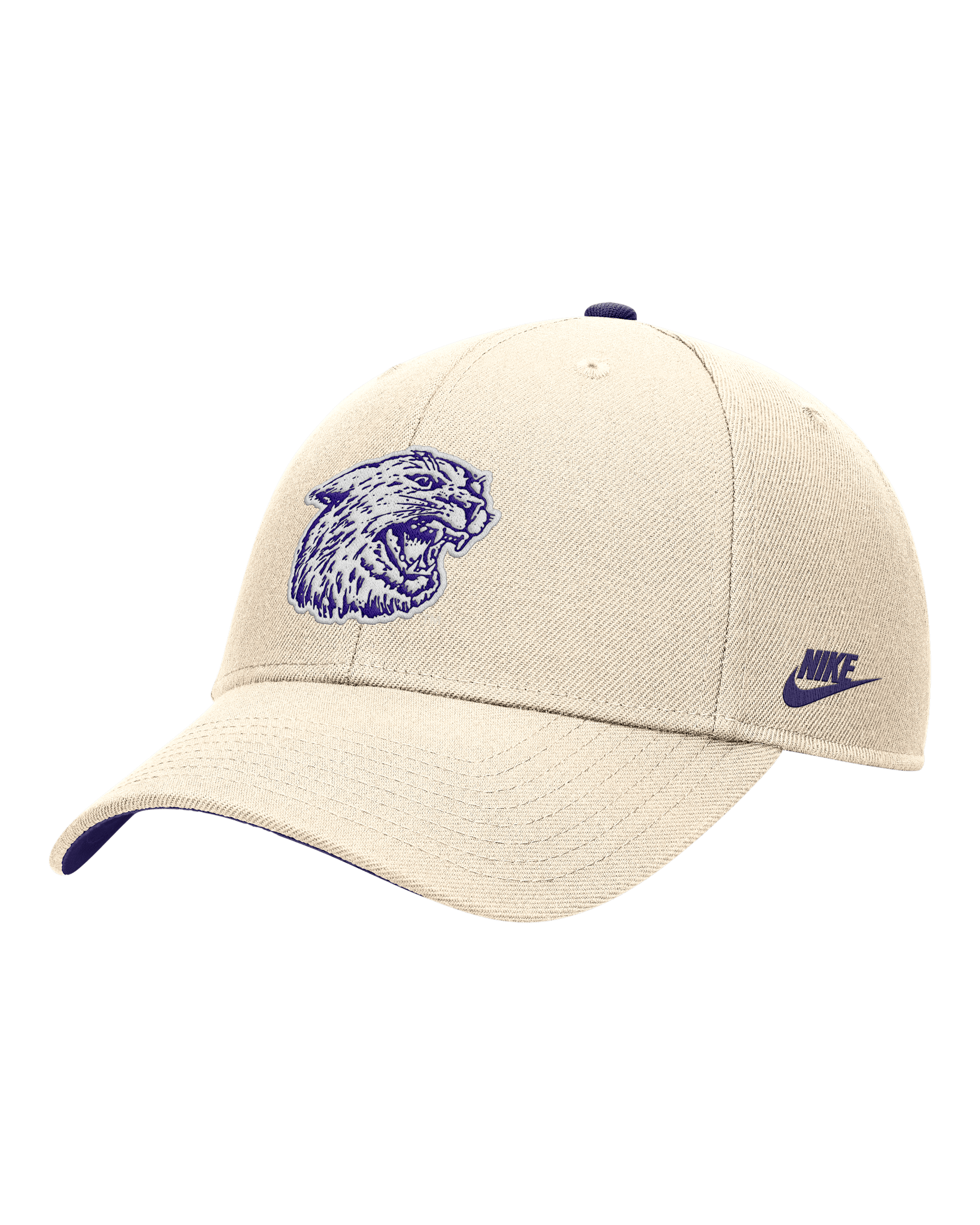 Kansas State Rise Men's Nike College Adjustable Cap - Natural