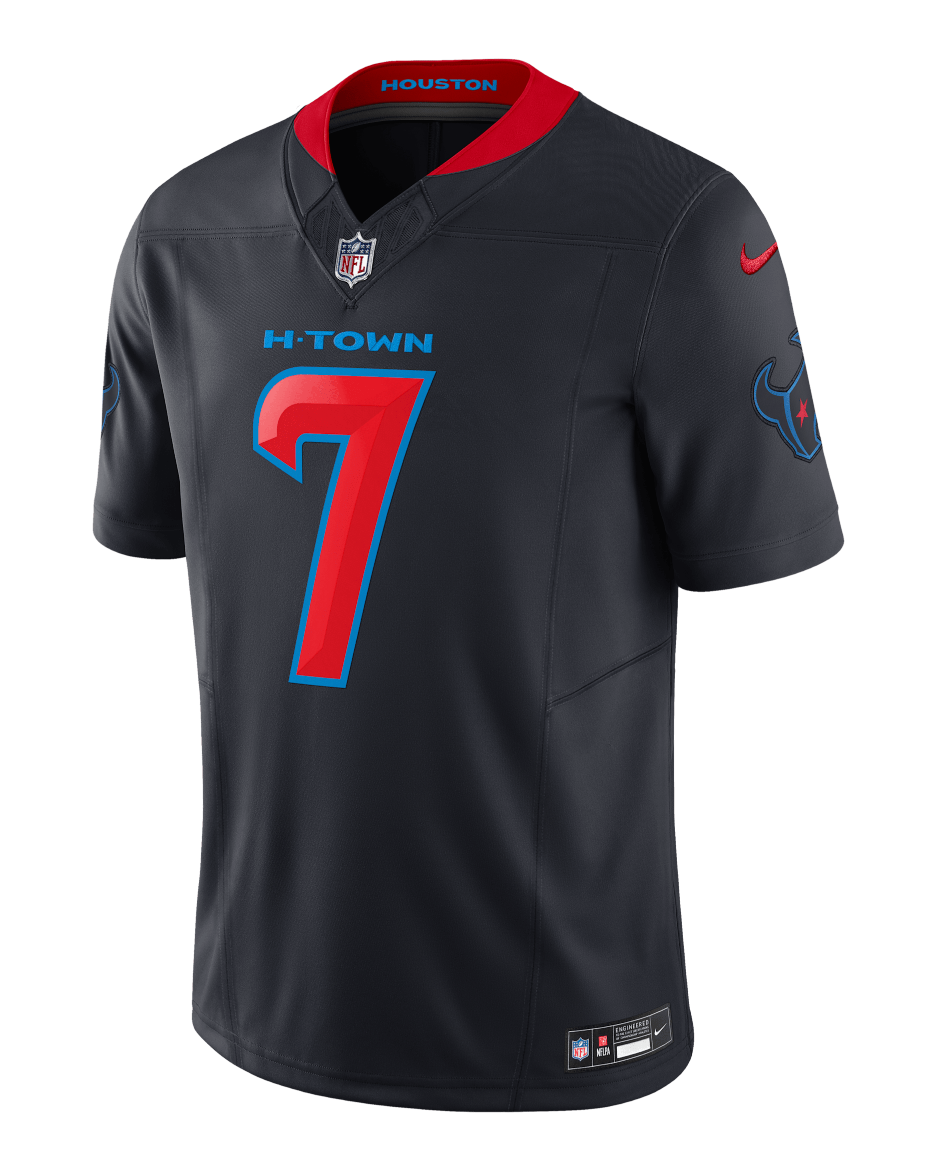 Jersey de fútbol americano para hombre Nike Dri-FIT de la NFL Limited C.J. Stroud Houston Texans - Azul