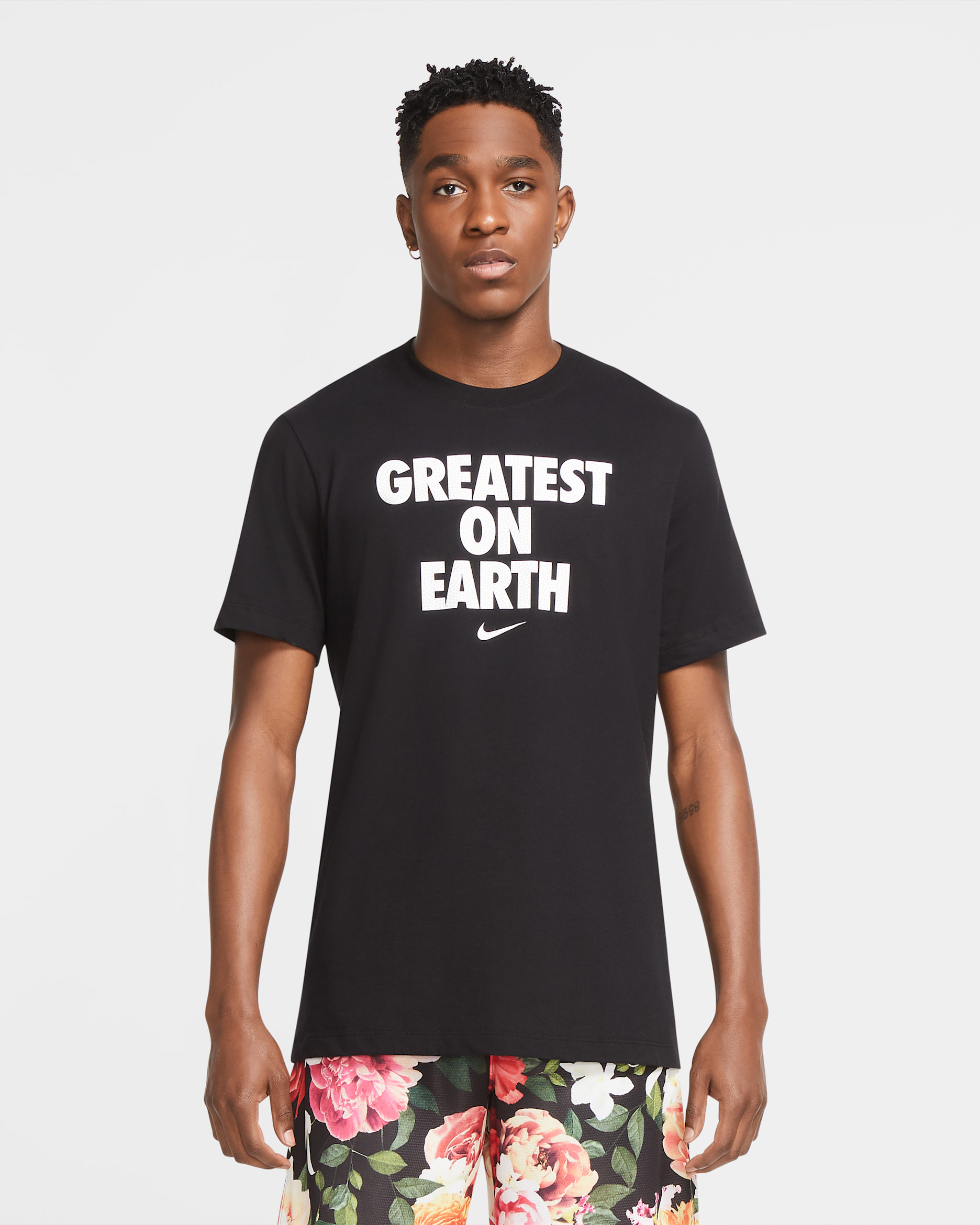 Nike Dri-FIT "Greatest On Earth" Men's Basketball T-Shirt - Black