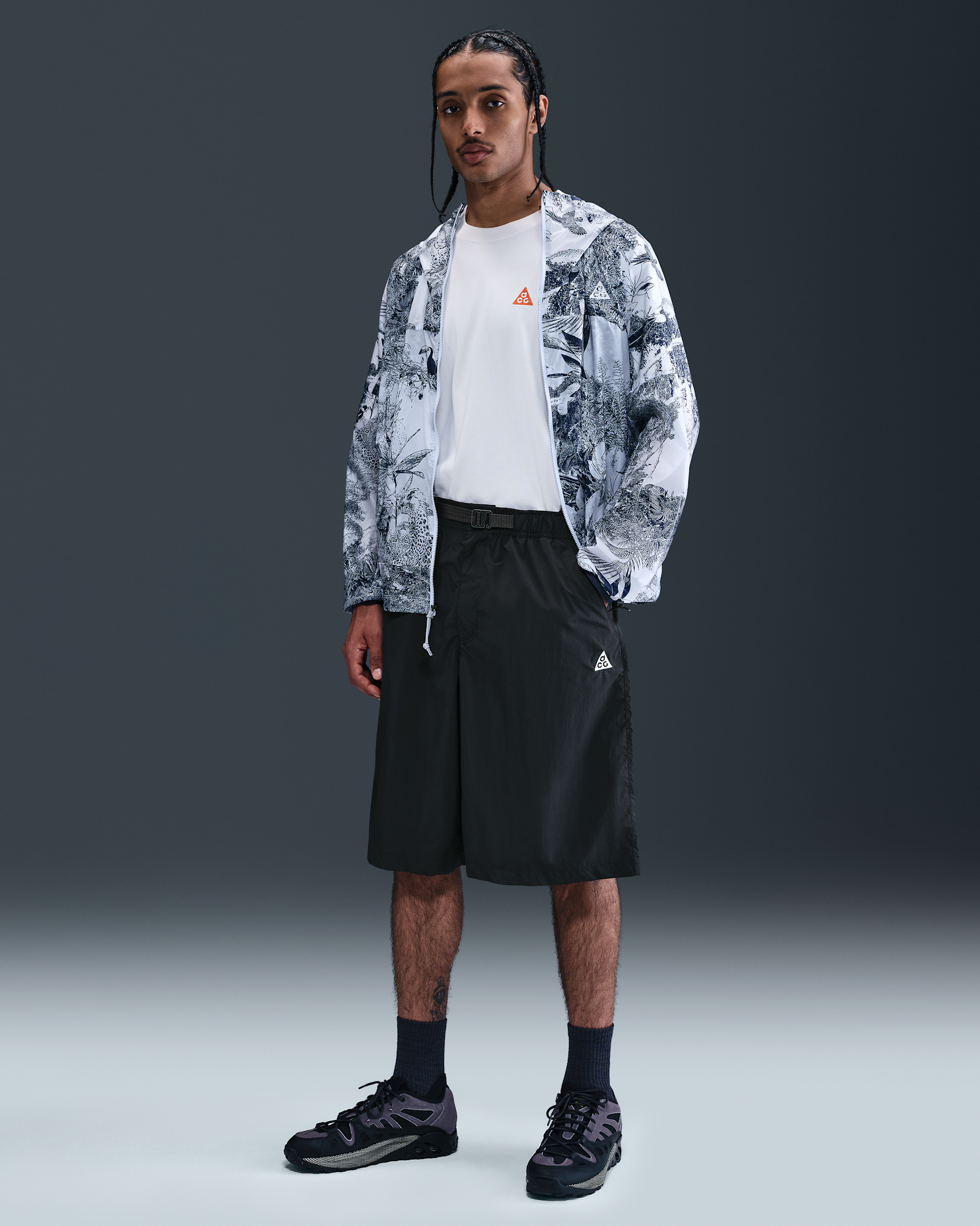 Nike ACG "Orb Weaver" UV Repel Oversized Shorts - Black/Anthracite/Summit White