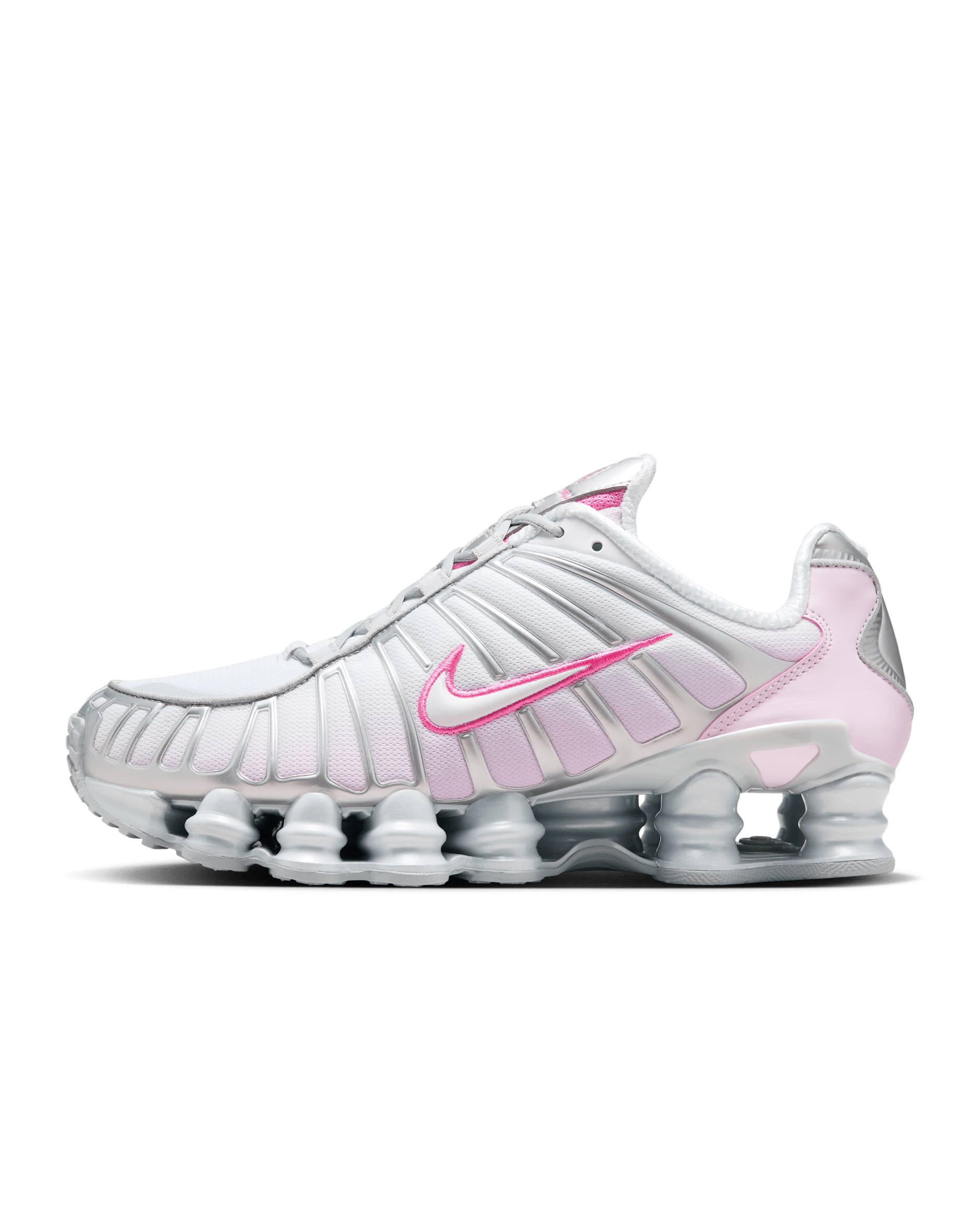Nike Shox TL Women's Shoes - Metallic Platinum/Pink Foam/White/Pinksicle
